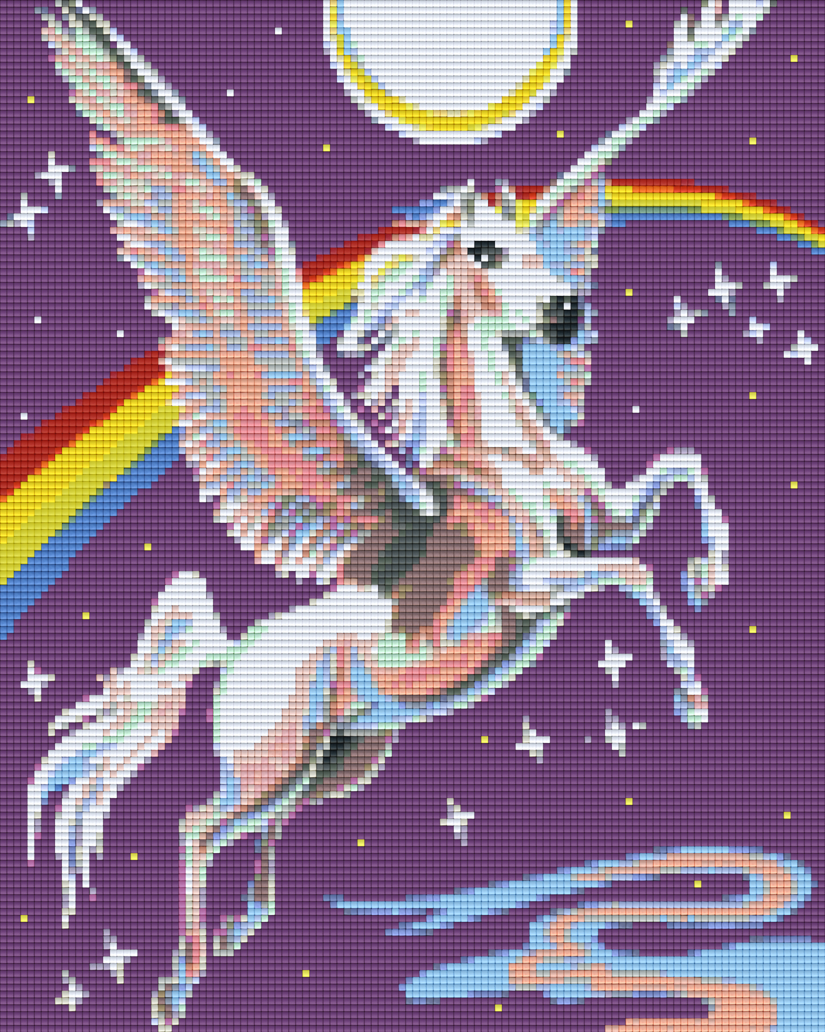 Pixel hobby classic template - Unicorn - The sign