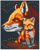 Pixelhobby Klassik Set - Füchse