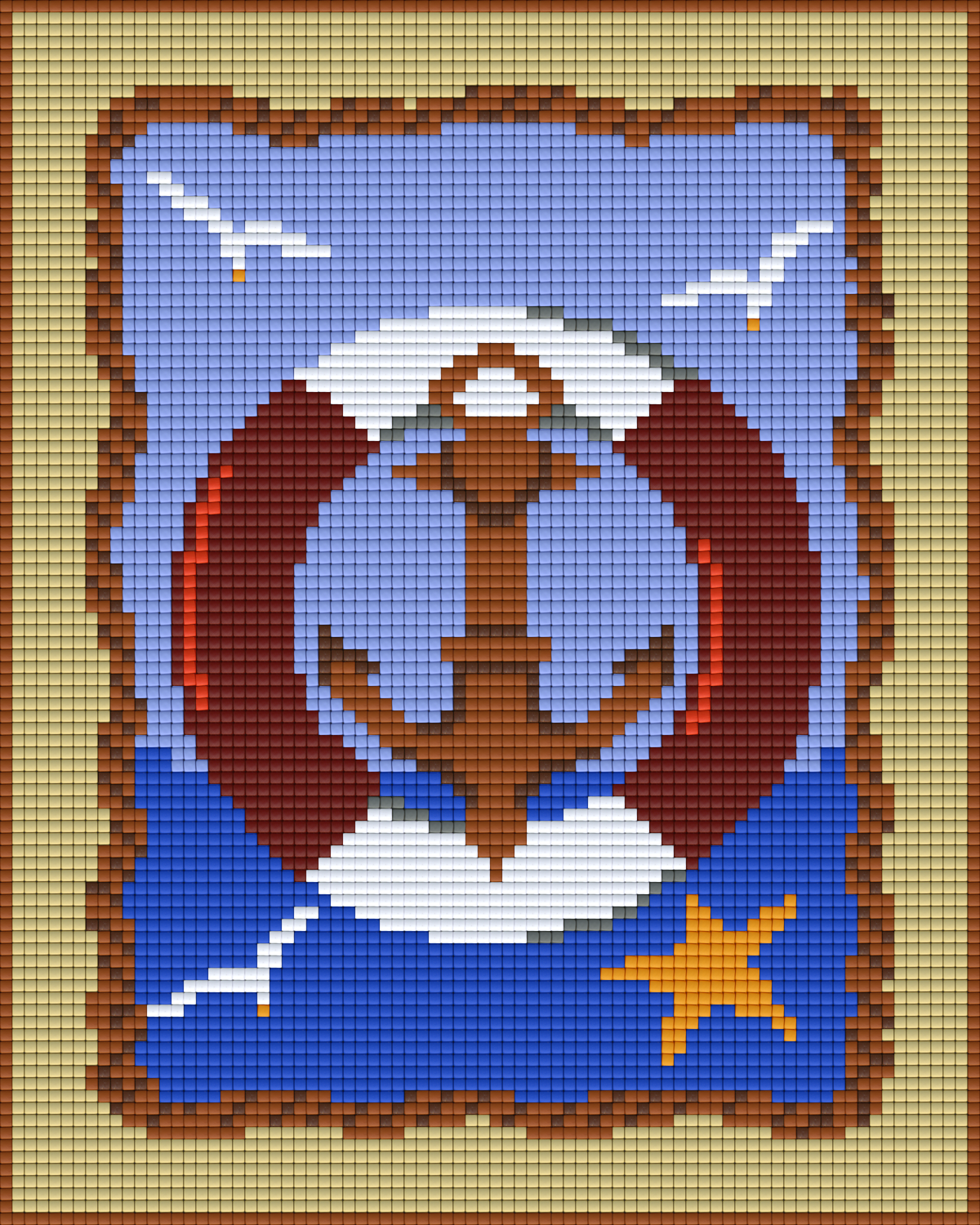 Pixelhobby Klassik Vorlage - Nautical Sign