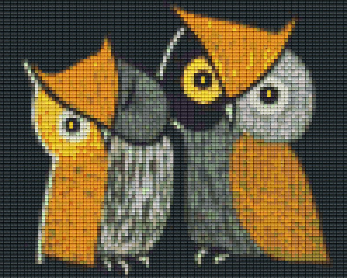Pixelhobby Klassik Vorlage - Japanische Eule