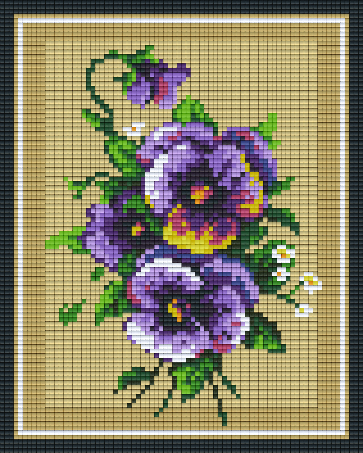 Pixelhobby Klassik Set - Stiefmütterchen