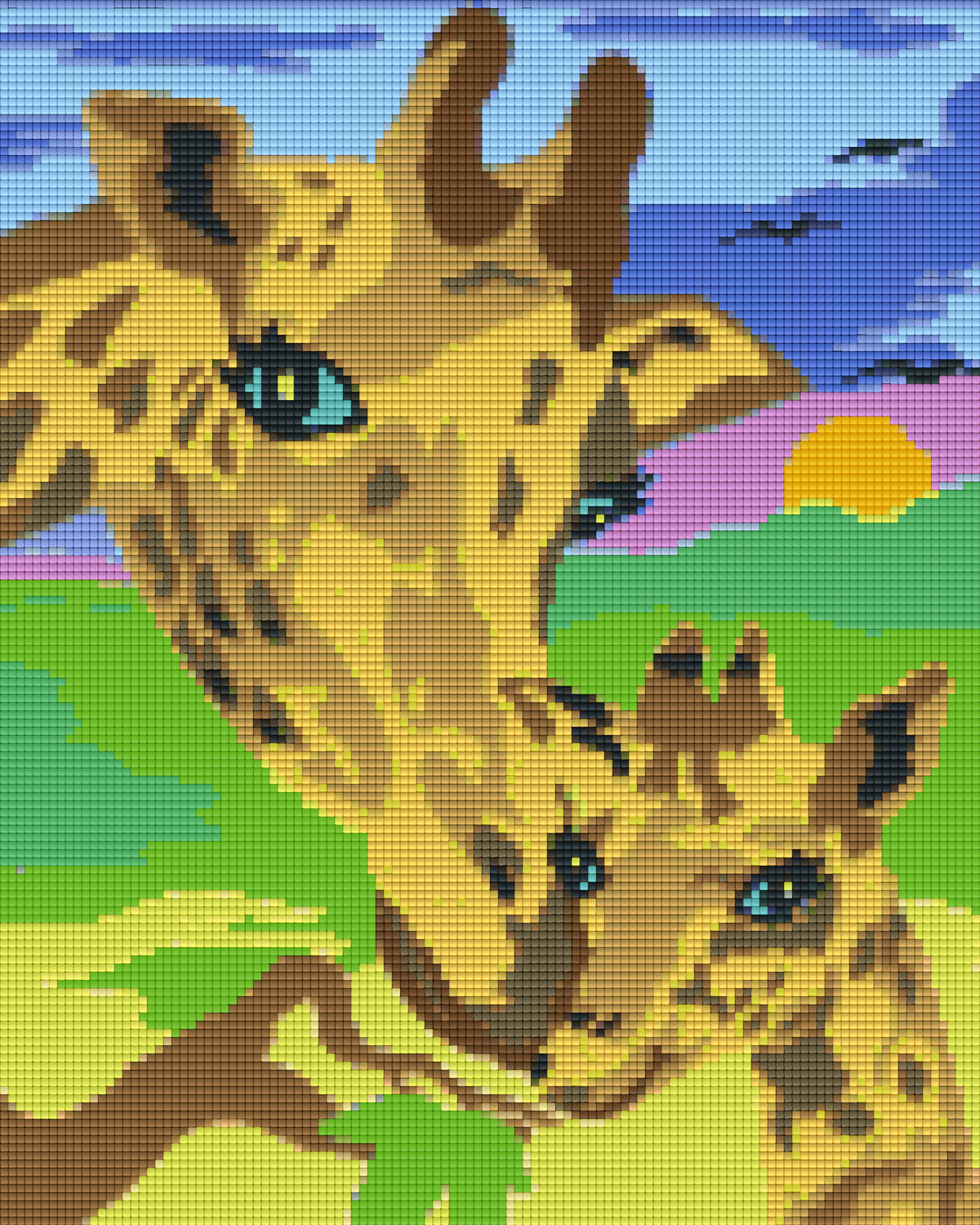 Pixelhobby Klassik Set - Giraffenliebe