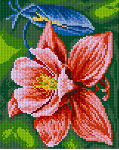 Pixelhobby Klassik Set - Paradies Blume