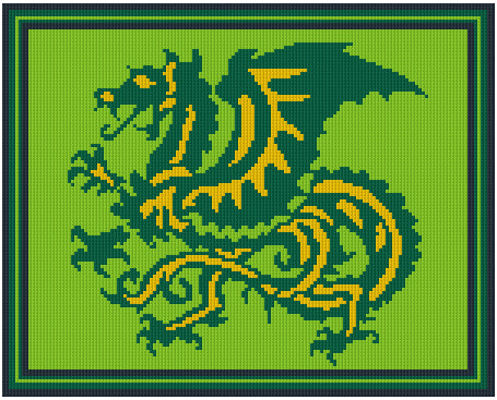 Pixelhobby Klassik Set - Green Dragon