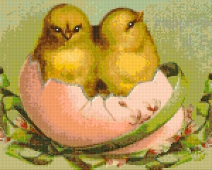 Pixelhobby Klassik Vorlage - Die neue Welt