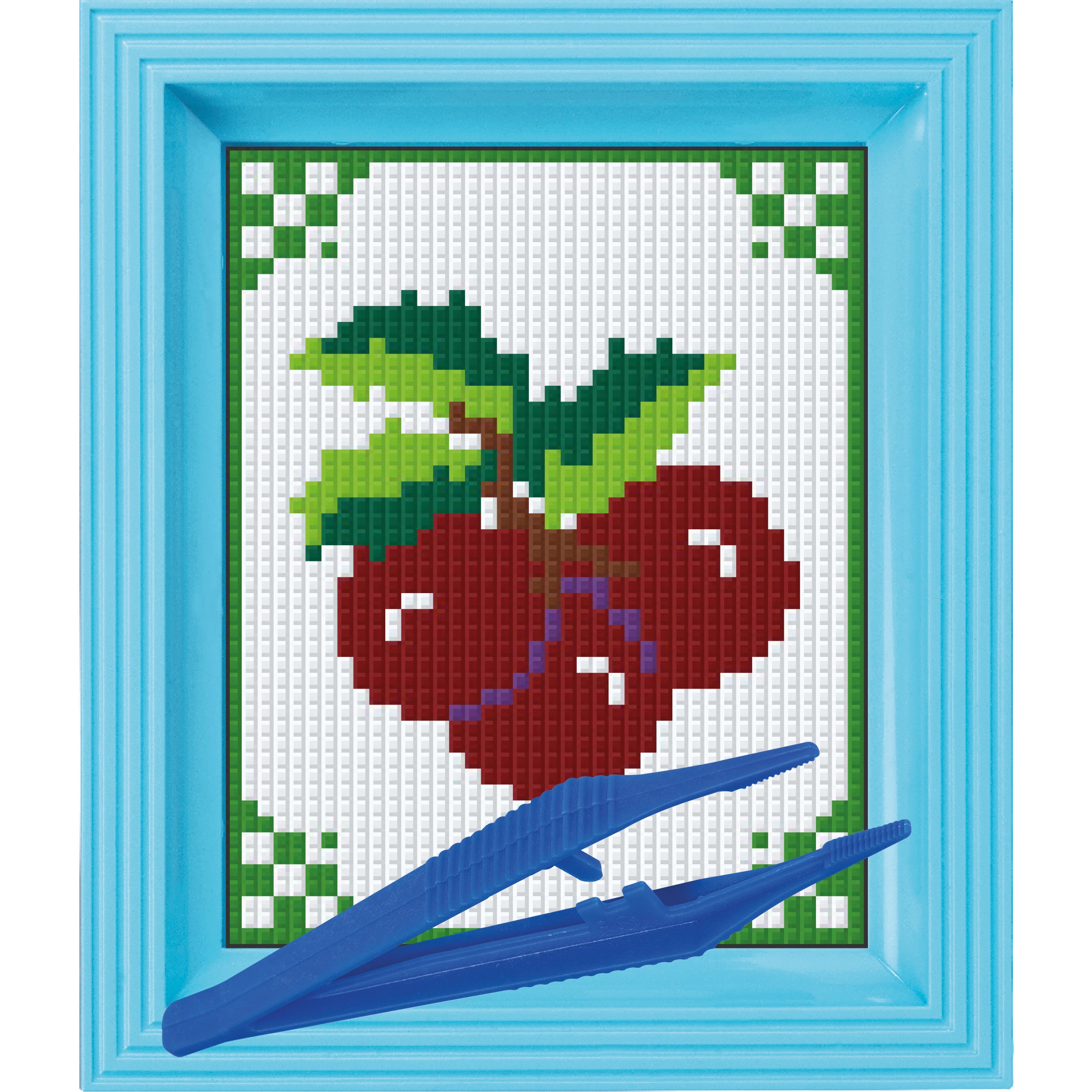 #Bilderrahmen_baby blau #Pinzette_Kunststoffpinzette