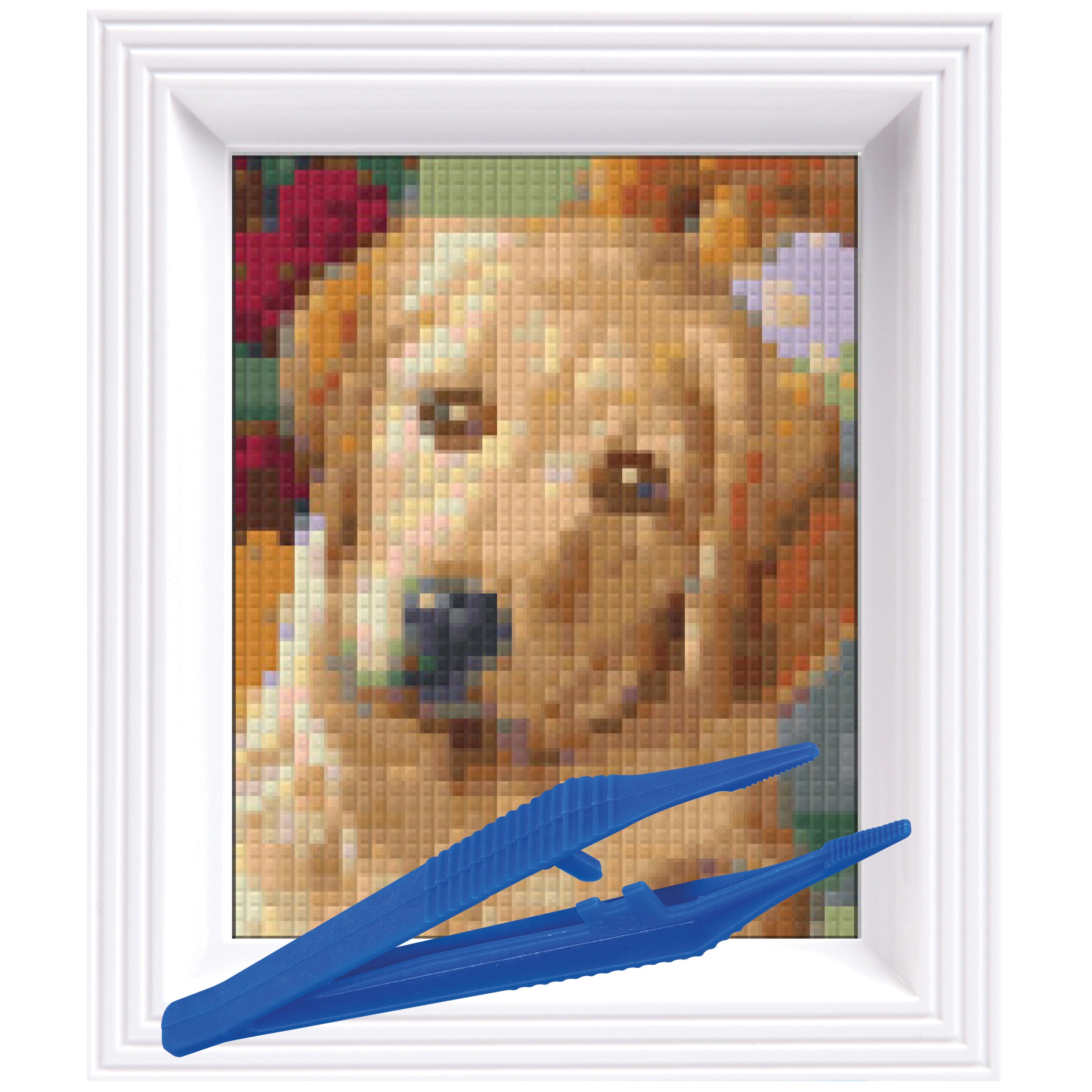 #Bilderrahmen_weiß #Pinzette_Kunststoffpinzette