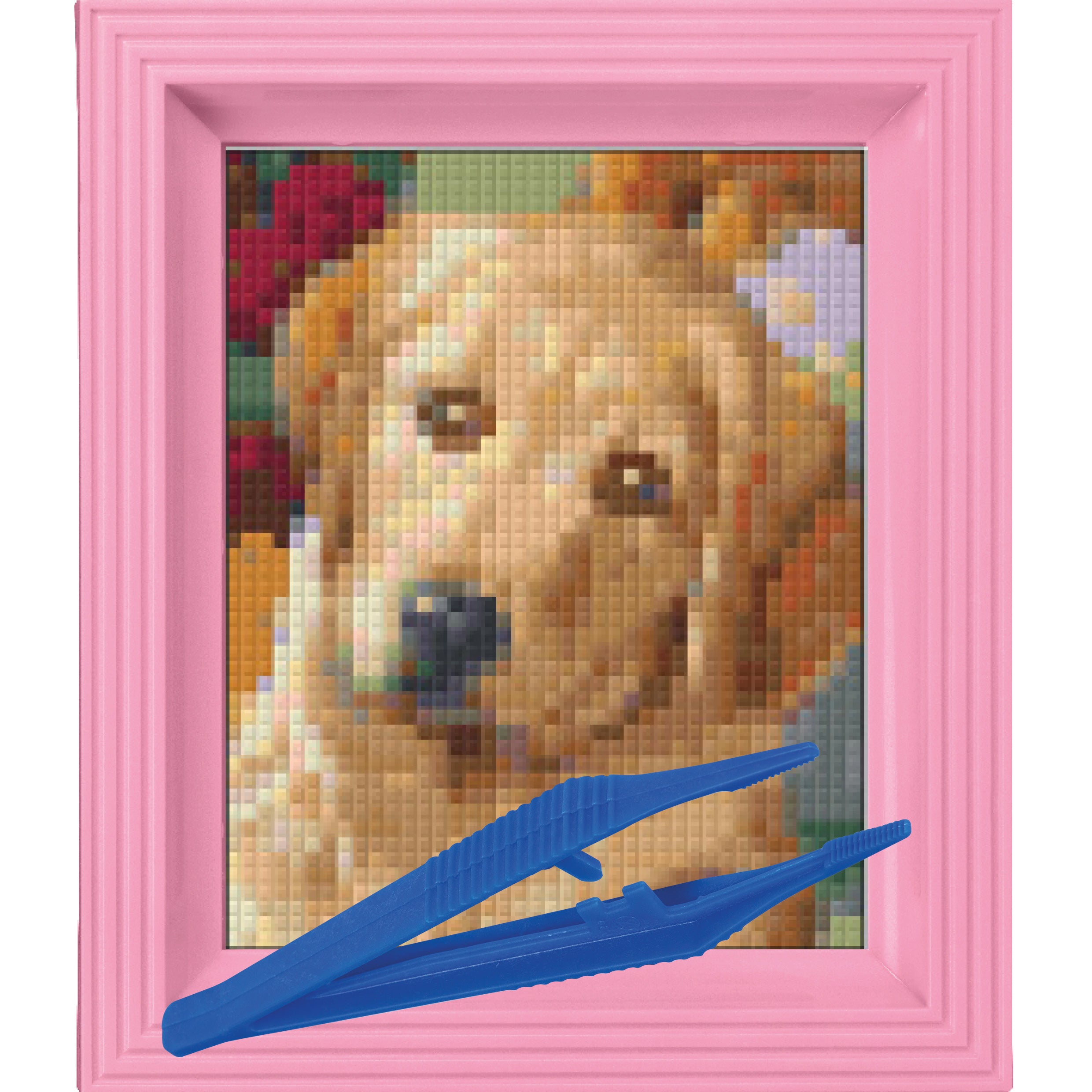 #Bilderrahmen_rosa #Pinzette_Kunststoffpinzette
