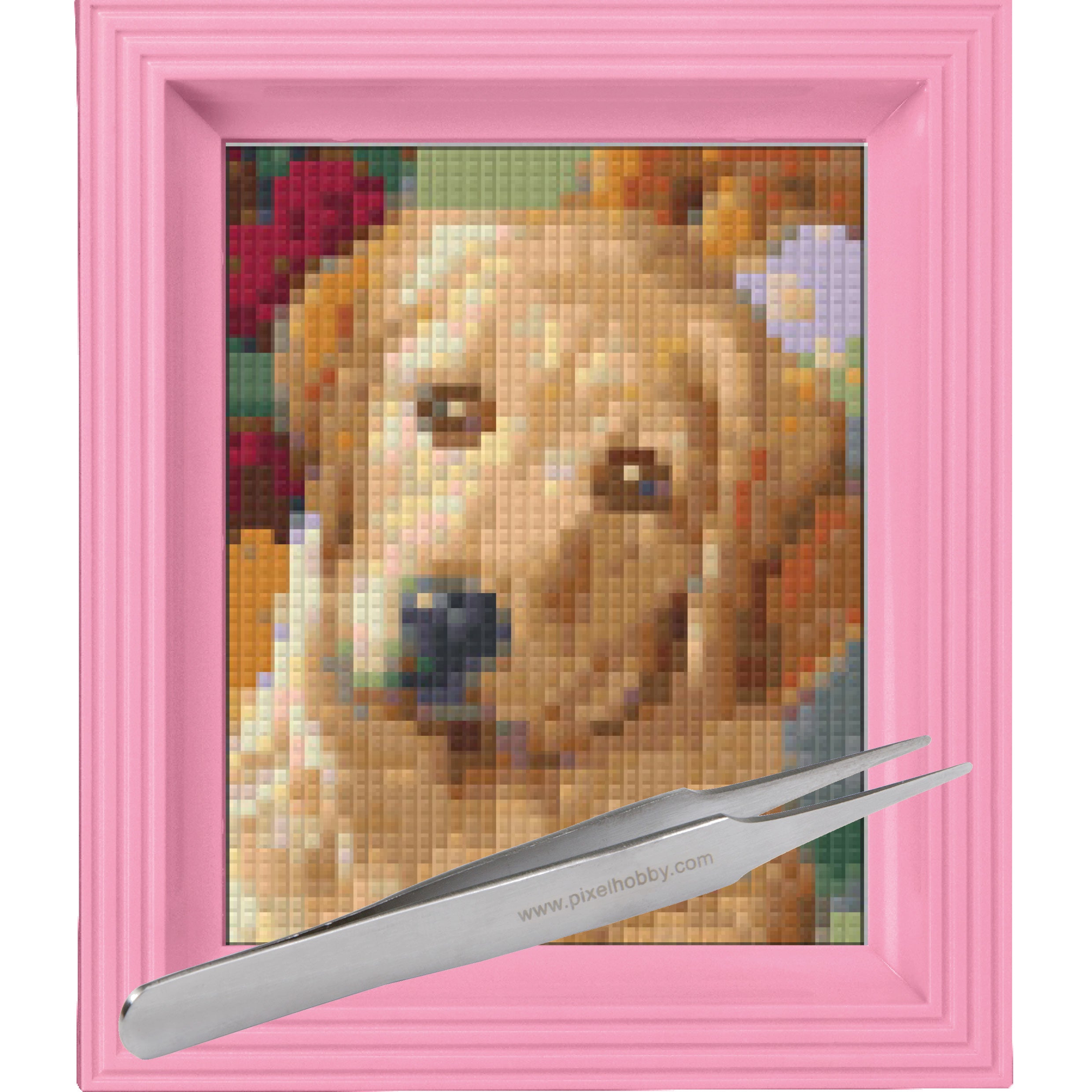 #Bilderrahmen_rosa #Pinzette_Pinzette gerade