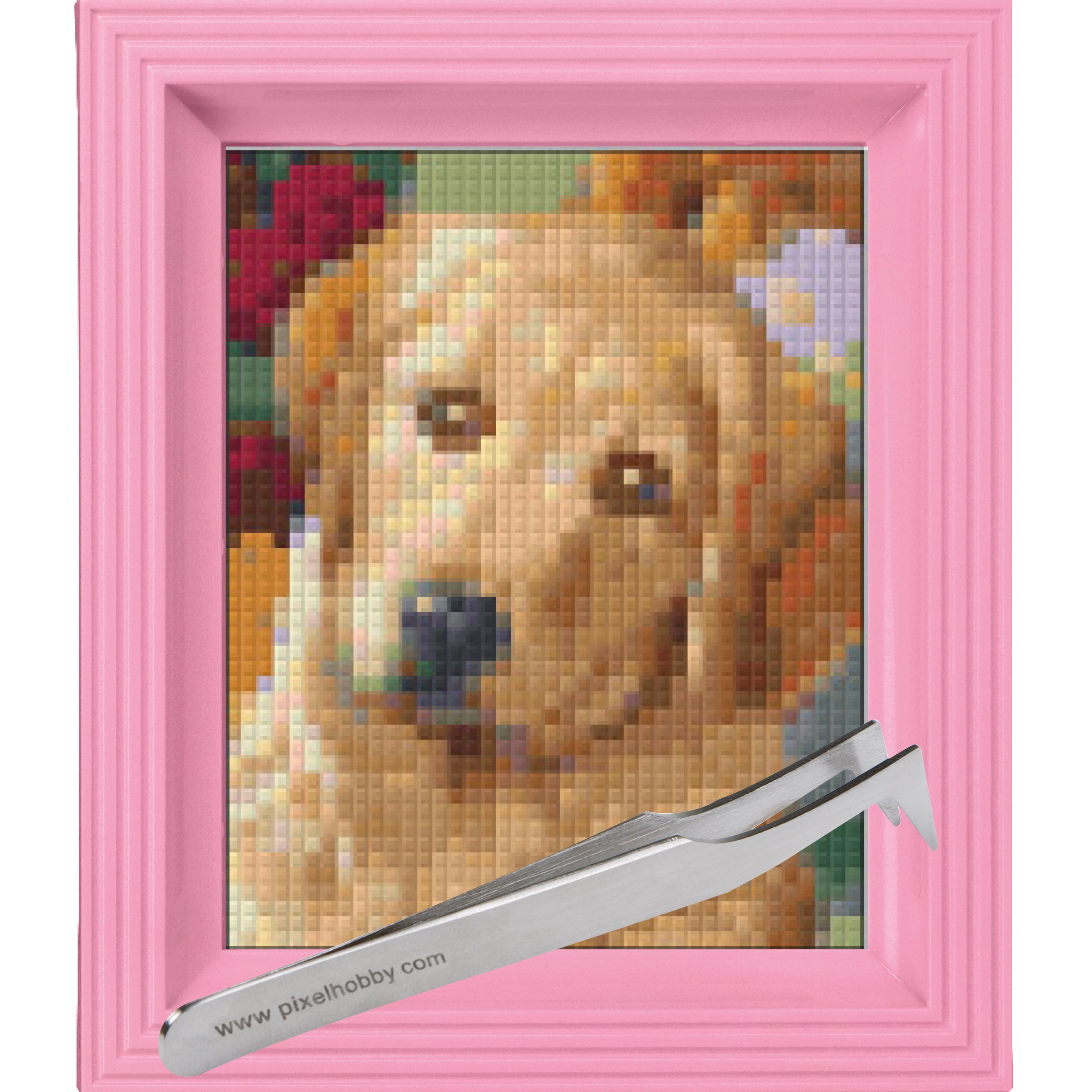 #Bilderrahmen_rosa #Pinzette_Pinzette abgewinkelt
