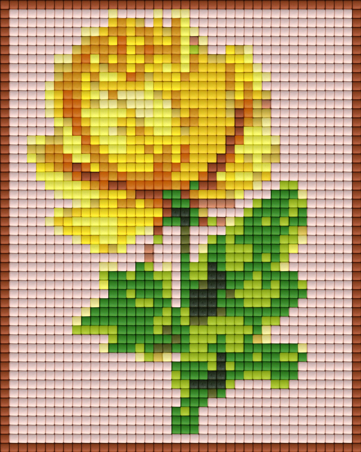 Pixelhobby Klassik Vorlage - Yellow Rose