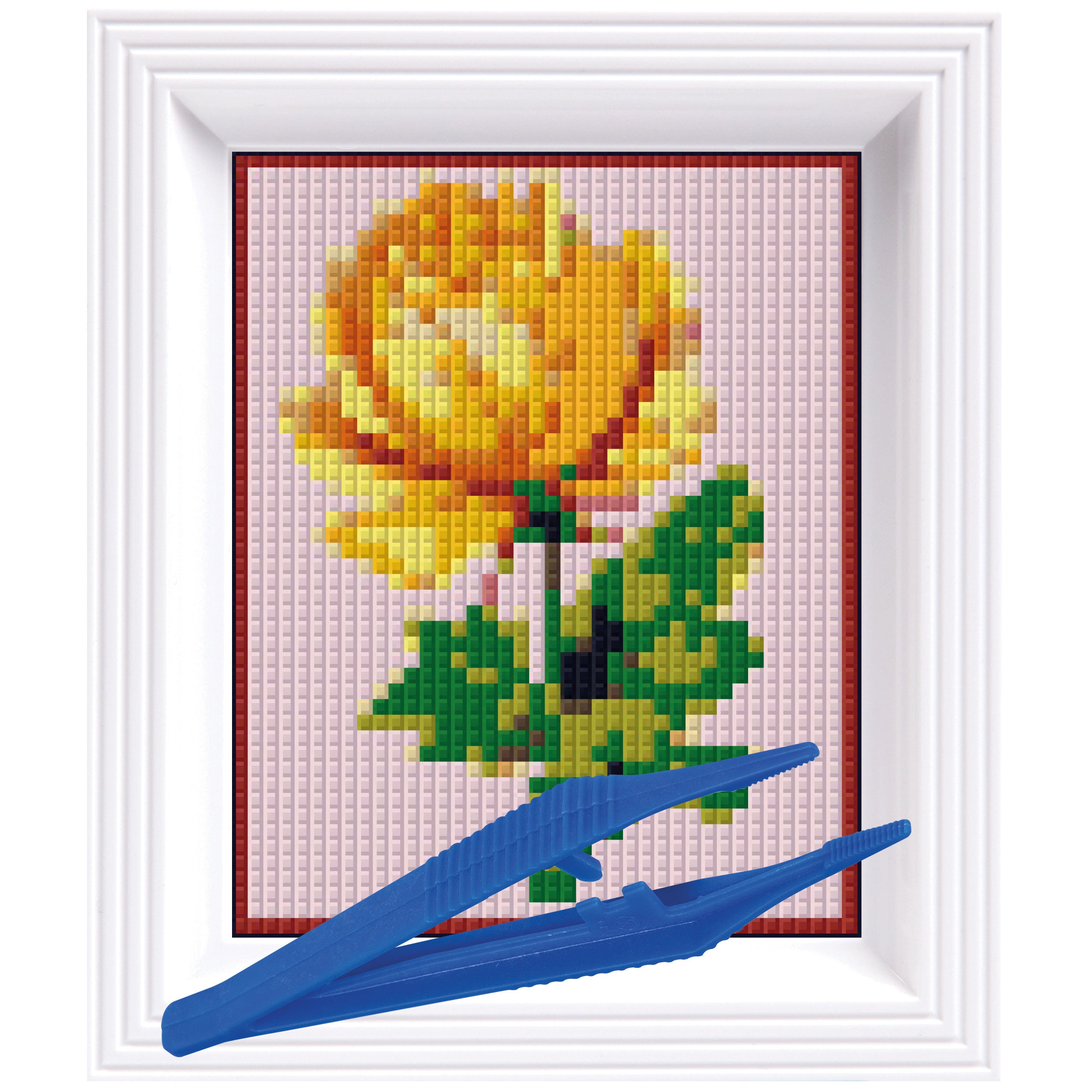 #Bilderrahmen_weiß #Pinzette_Kunststoffpinzette