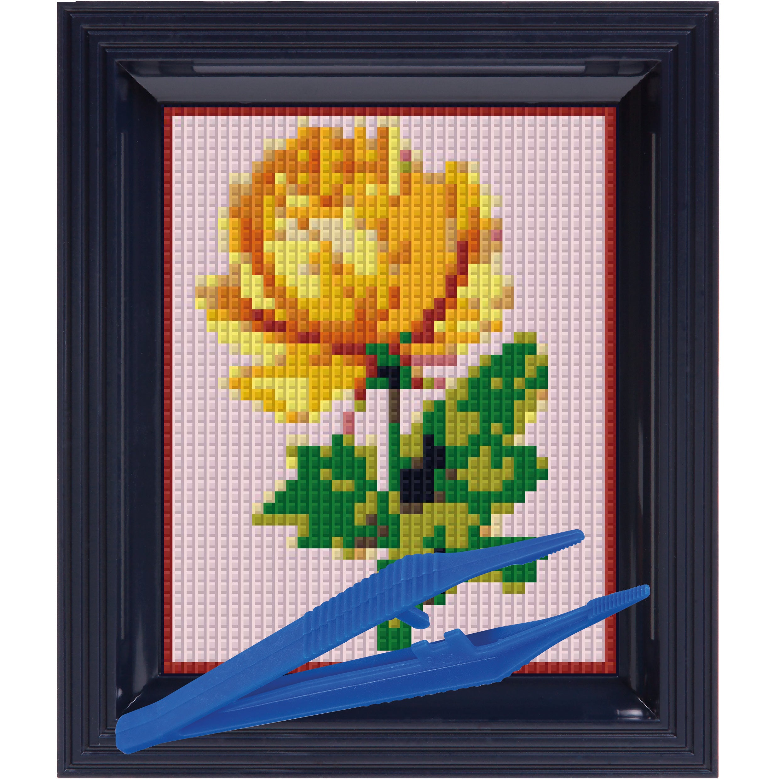 #Bilderrahmen_schwarzblau #Pinzette_Kunststoffpinzette