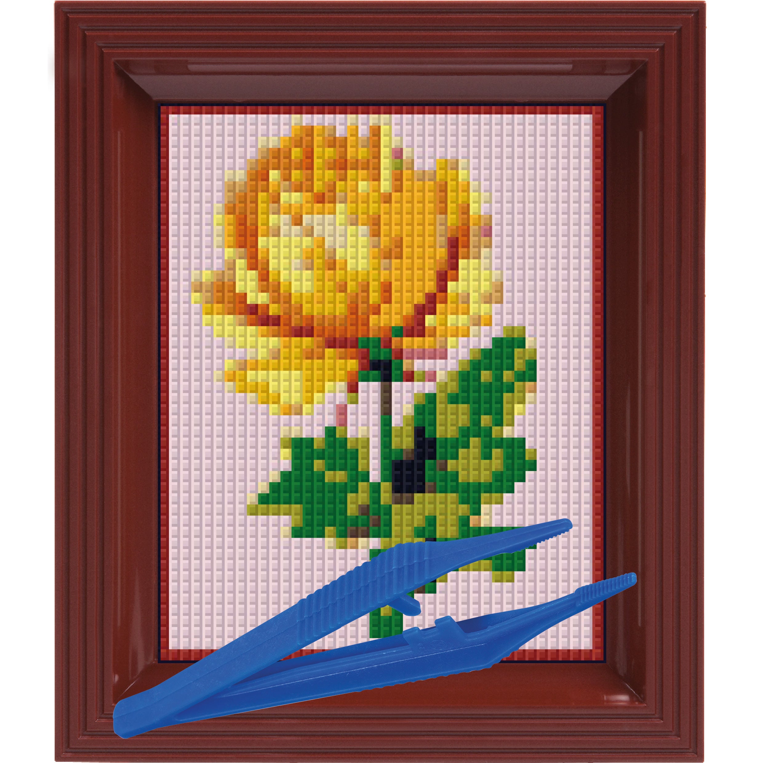 #Bilderrahmen_rotbraun #Pinzette_Kunststoffpinzette
