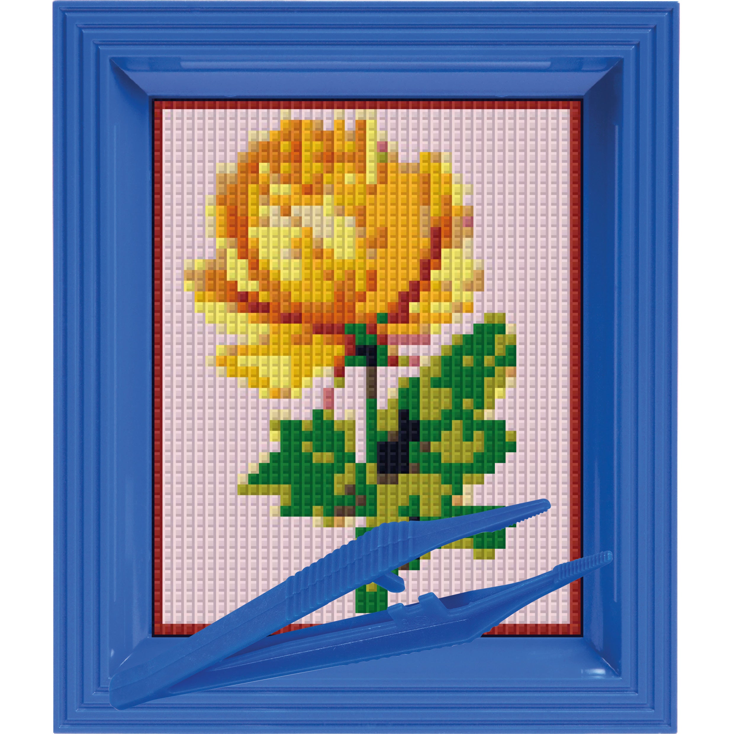 #Bilderrahmen_signalblau #Pinzette_Kunststoffpinzette