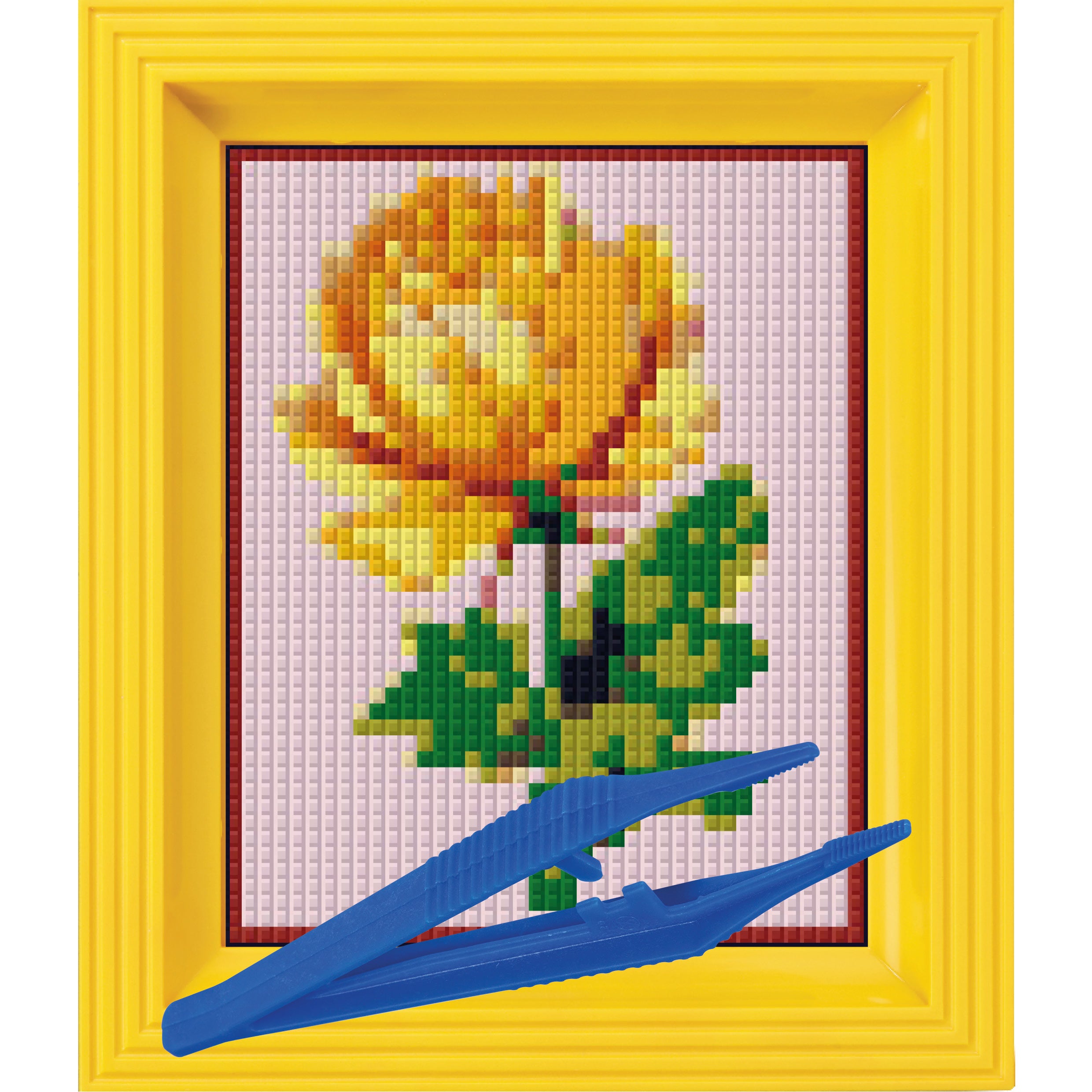 #Bilderrahmen_gelb #Pinzette_Kunststoffpinzette