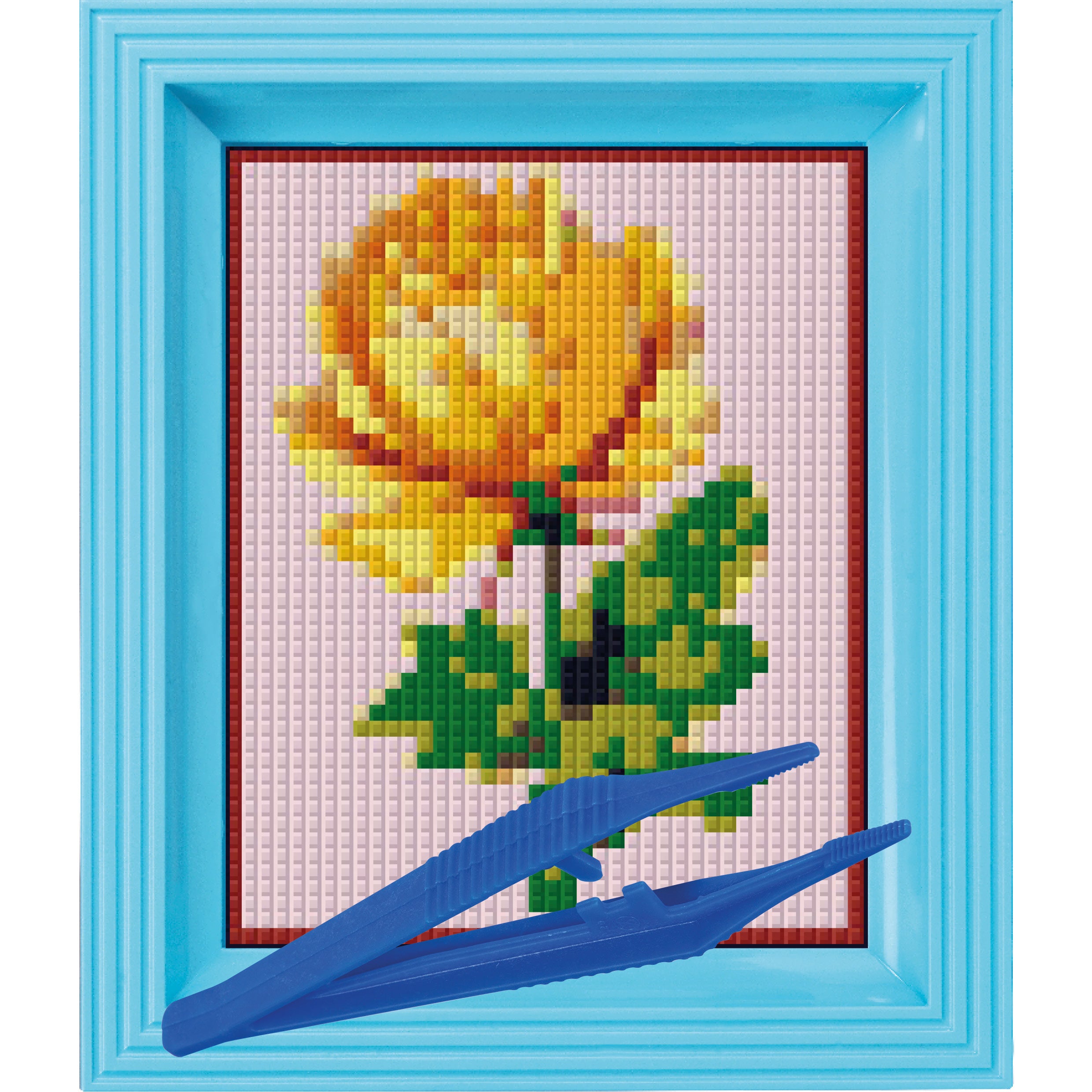 #Bilderrahmen_baby blau #Pinzette_Kunststoffpinzette