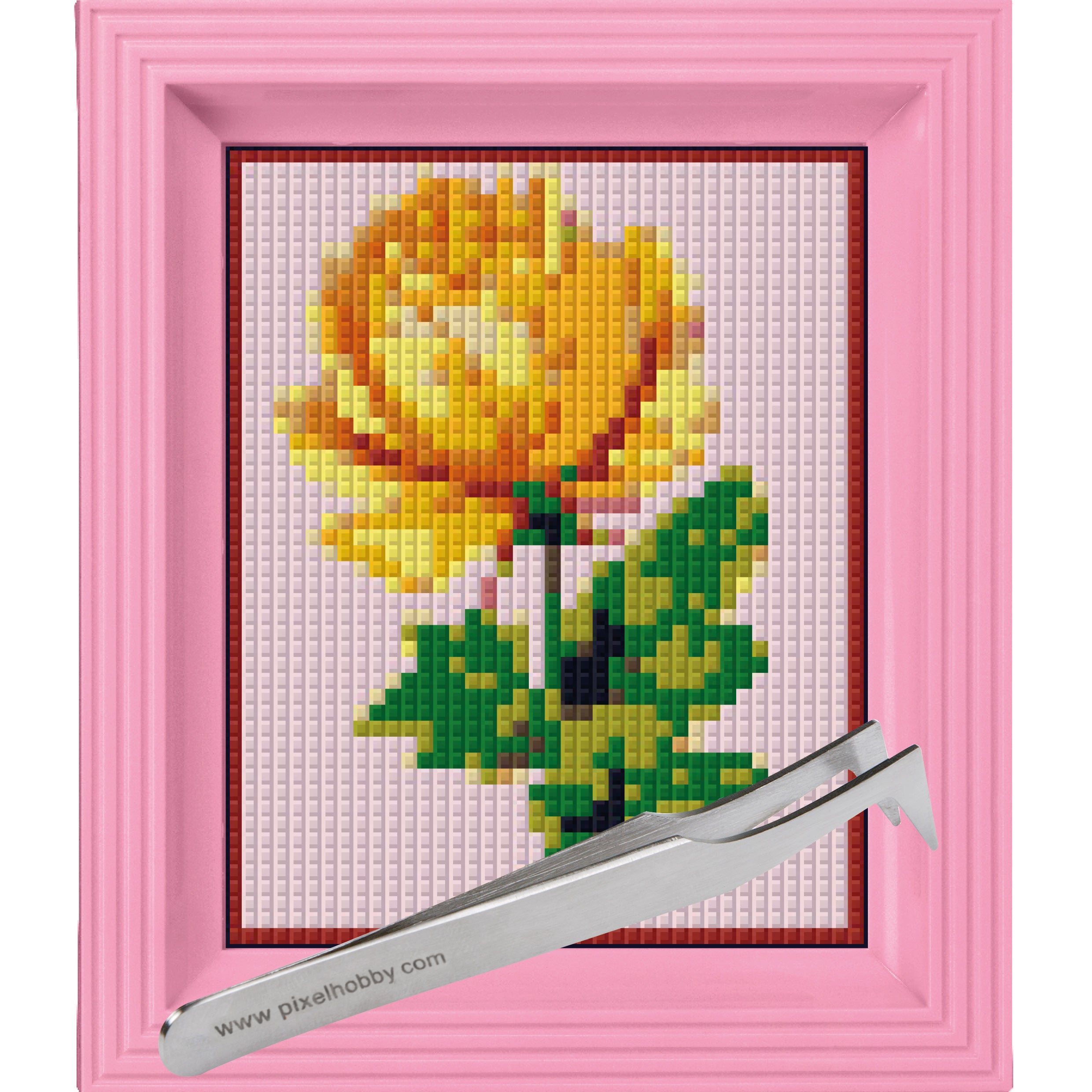 #Bilderrahmen_rosa #Pinzette_Pinzette abgewinkelt