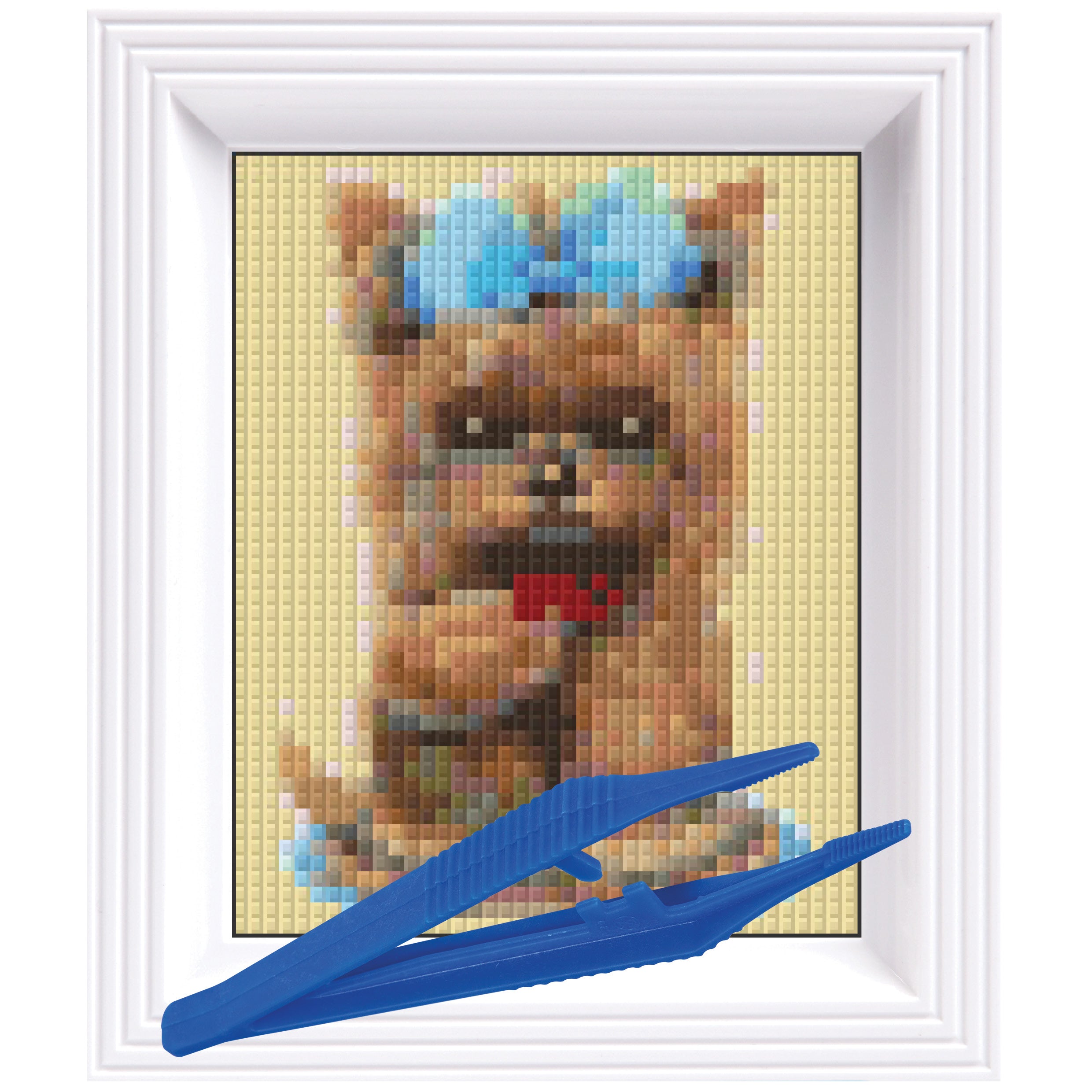 #Bilderrahmen_weiß #Pinzette_Kunststoffpinzette