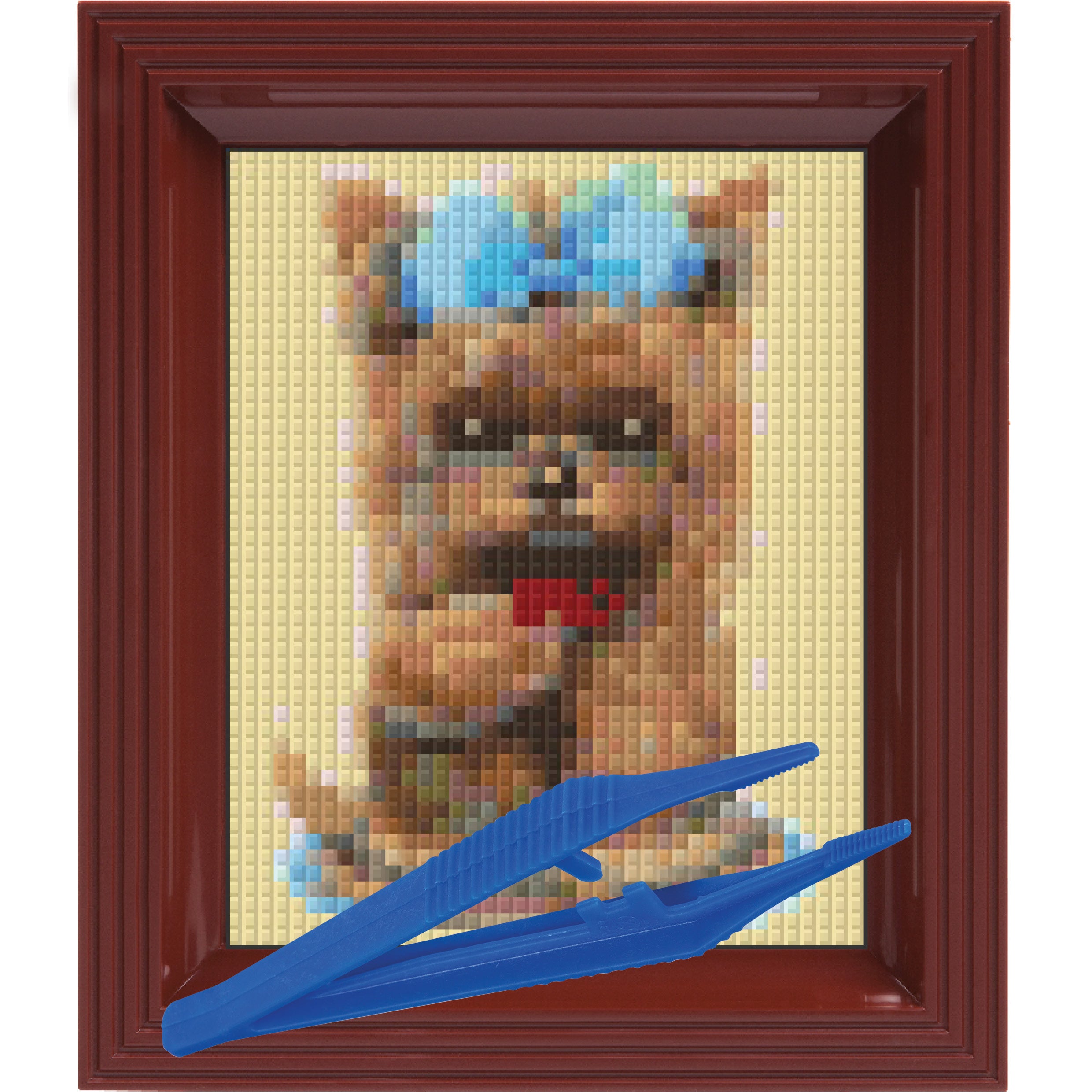 #Bilderrahmen_rotbraun #Pinzette_Kunststoffpinzette