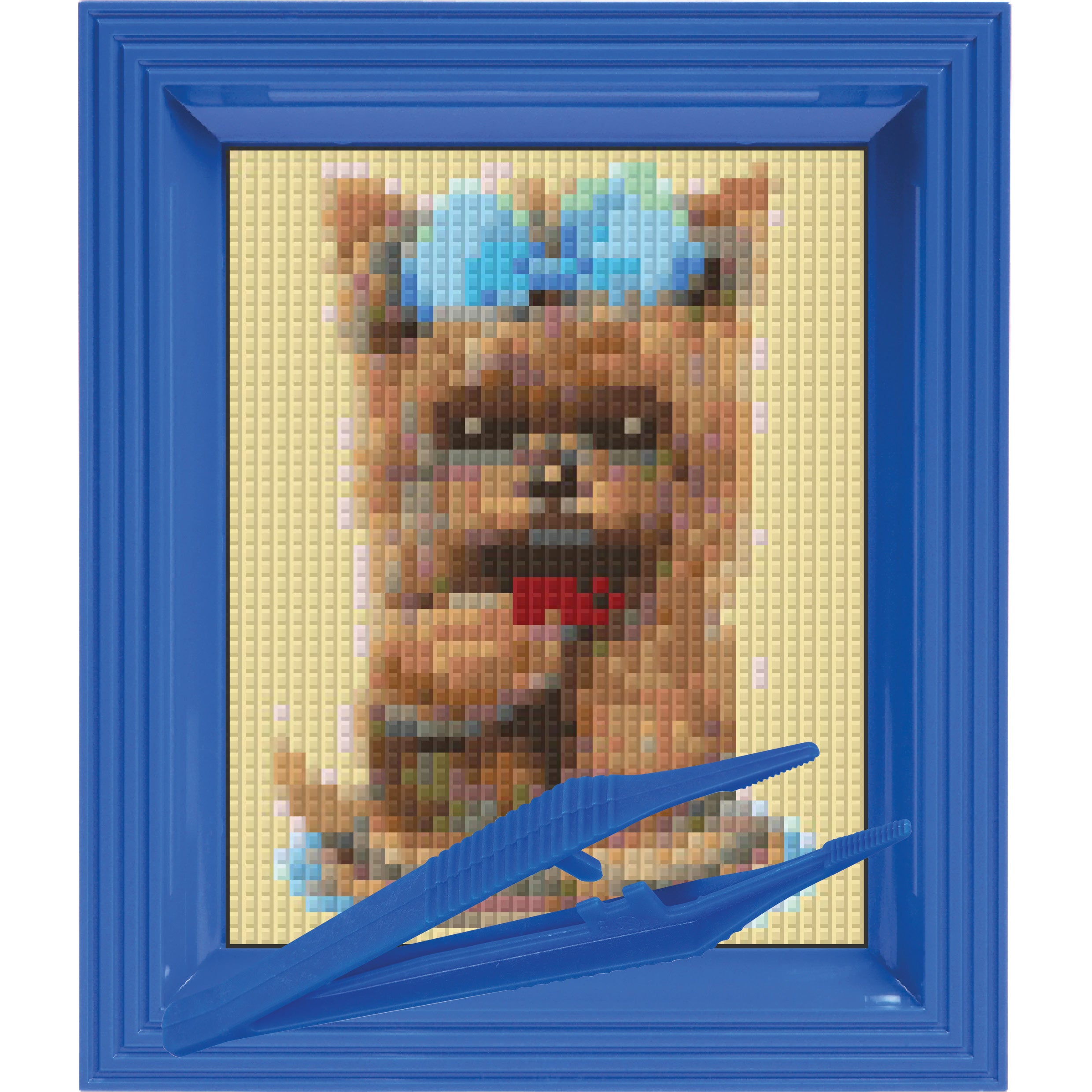 #Bilderrahmen_signalblau #Pinzette_Kunststoffpinzette