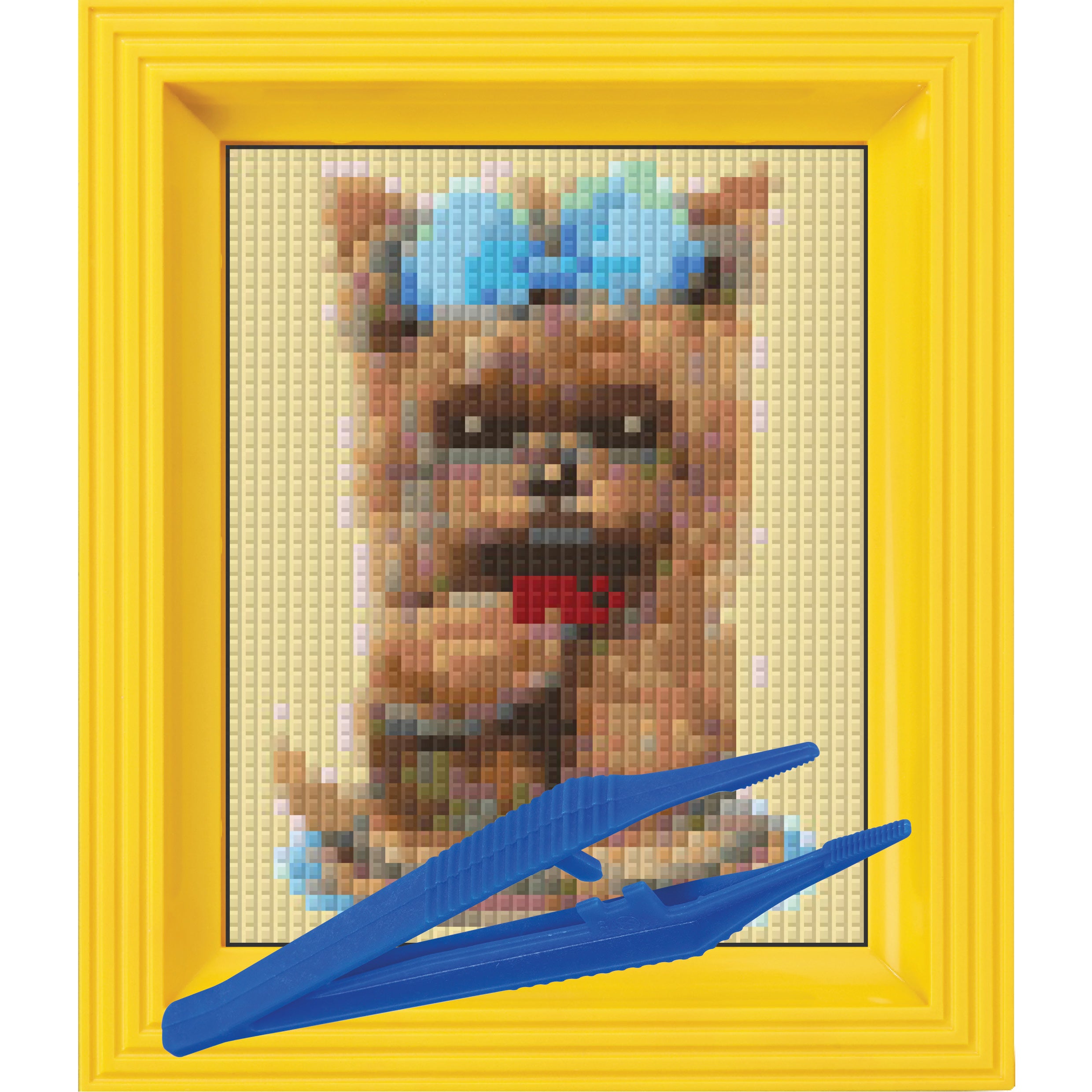 #Bilderrahmen_gelb #Pinzette_Kunststoffpinzette