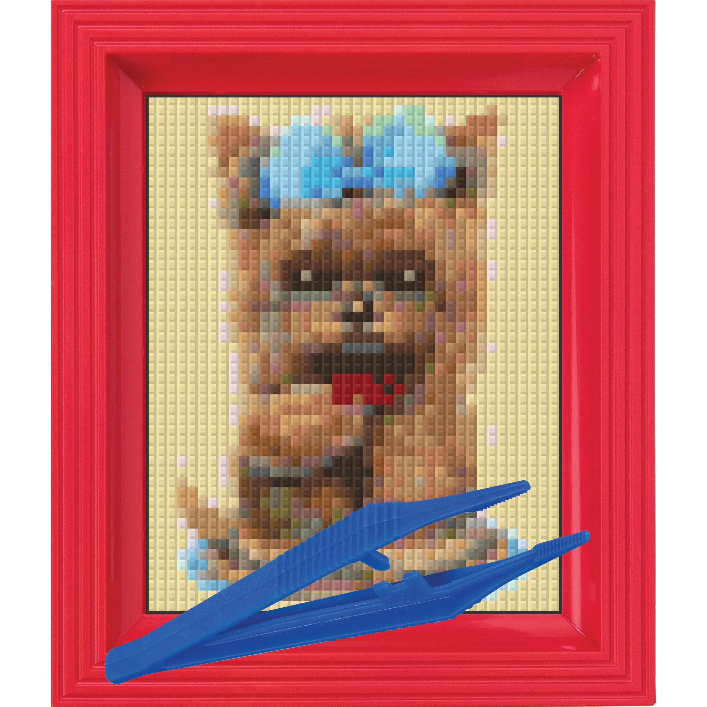 #Bilderrahmen_rosarot #Pinzette_Kunststoffpinzette
