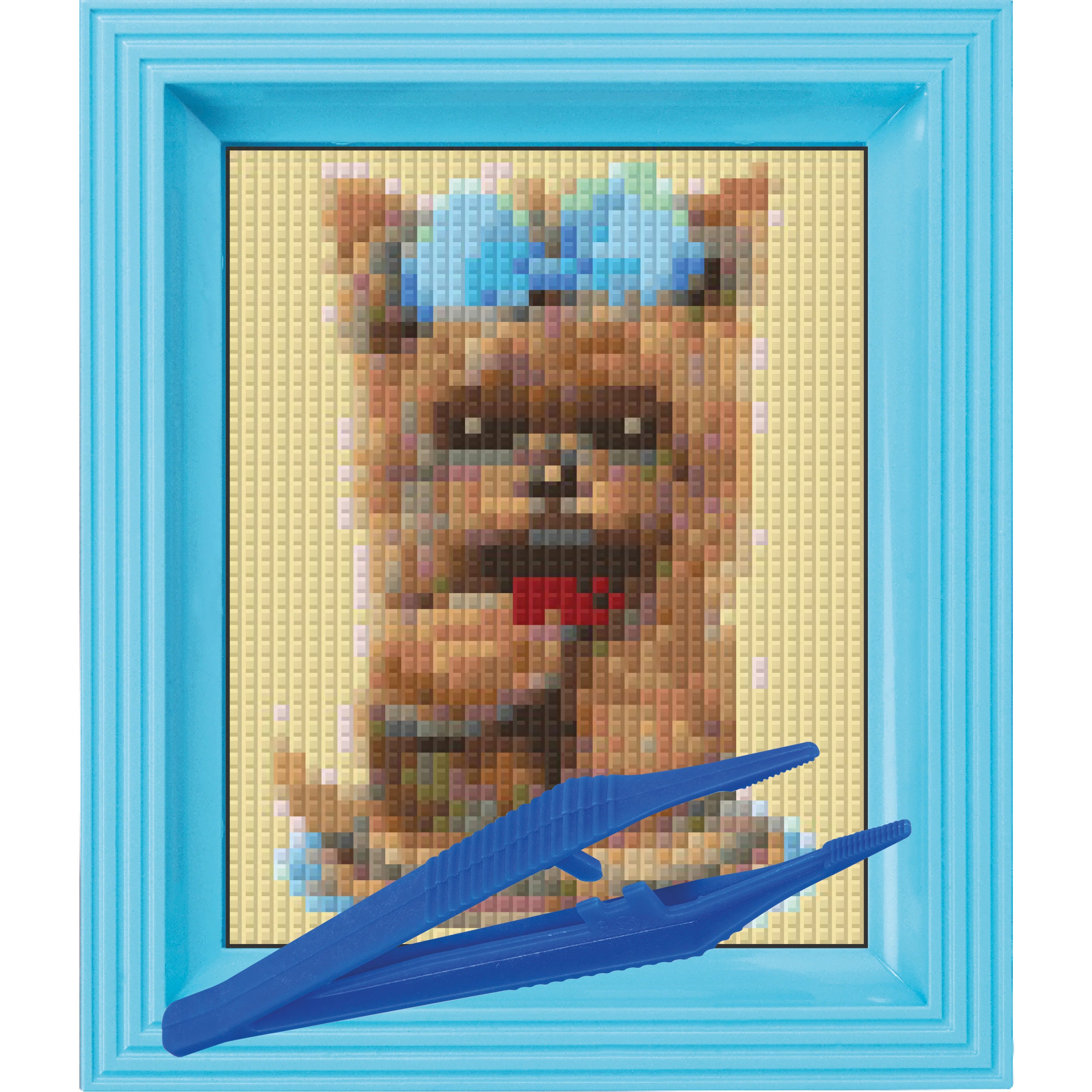 #Bilderrahmen_baby blau #Pinzette_Kunststoffpinzette