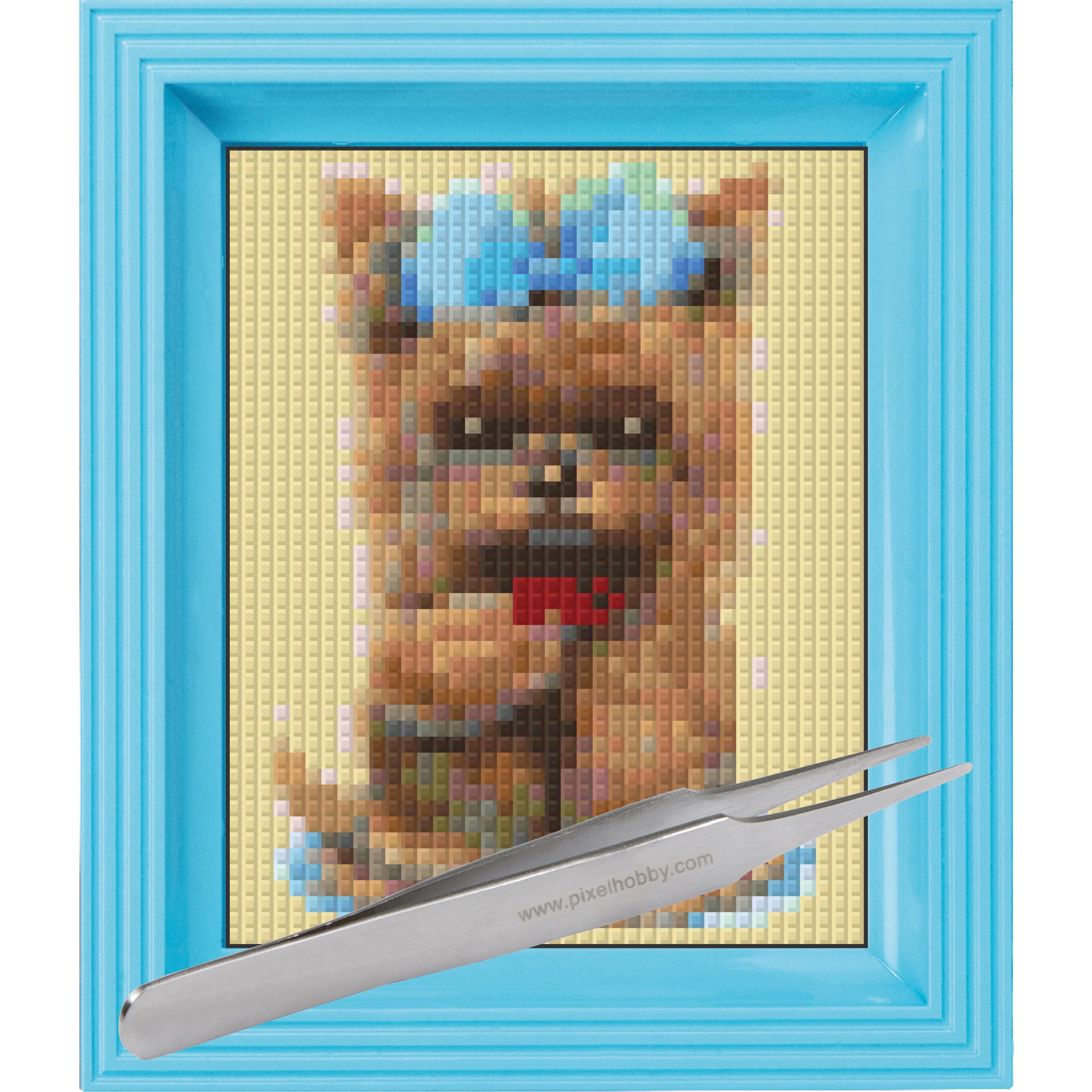#Bilderrahmen_baby blau #Pinzette_Pinzette gerade