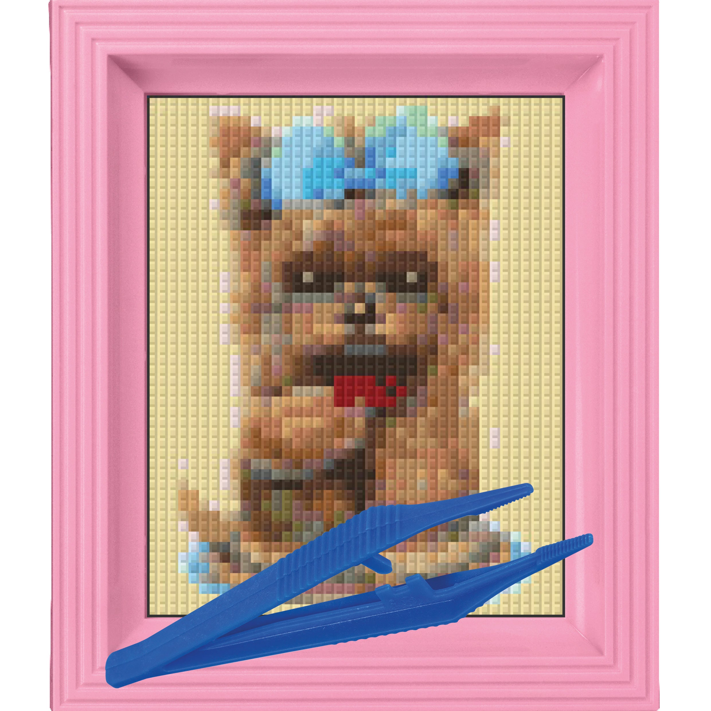 #Bilderrahmen_rosa #Pinzette_Kunststoffpinzette