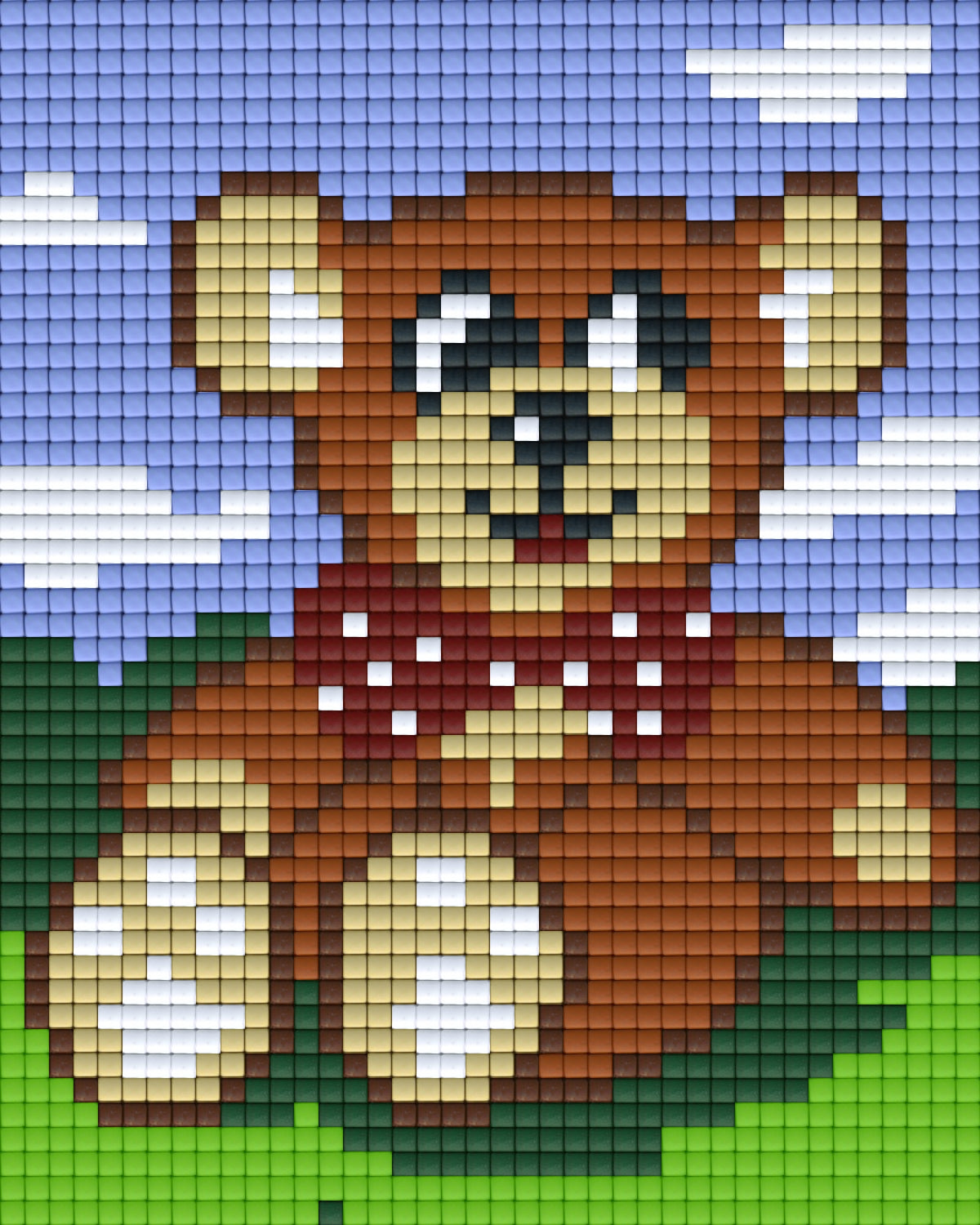 Pixelhobby Klassik Vorlage - Little Teddy