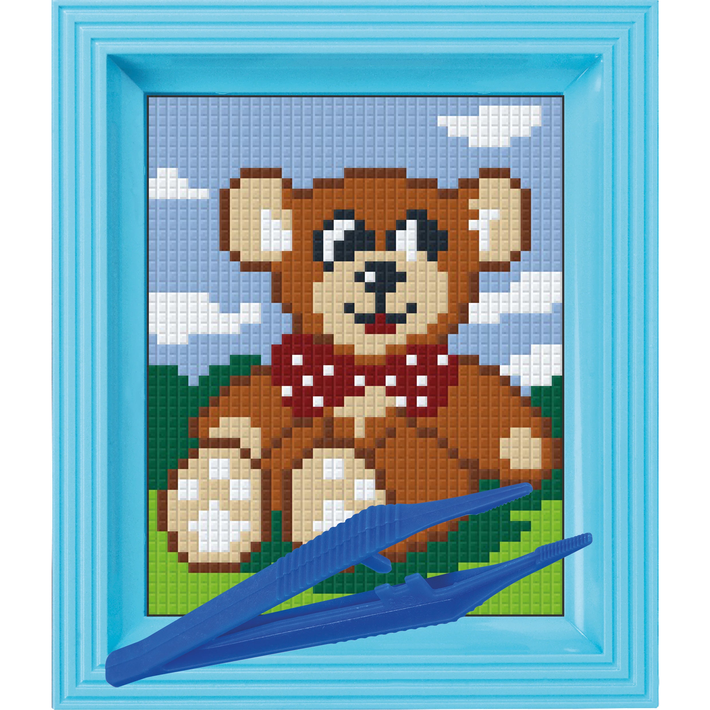 #Bilderrahmen_baby blau #Pinzette_Kunststoffpinzette
