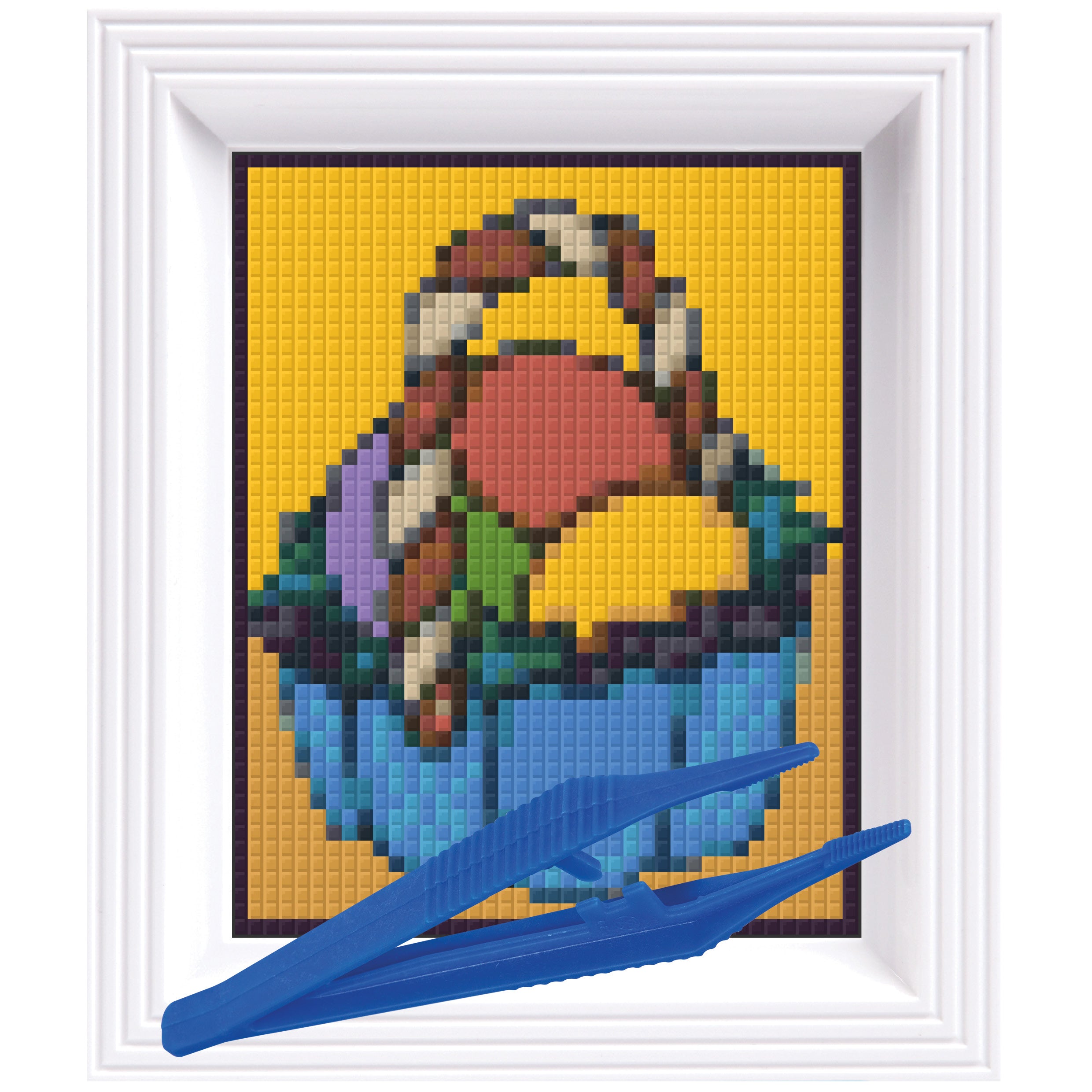 #Bilderrahmen_weiß #Pinzette_Kunststoffpinzette