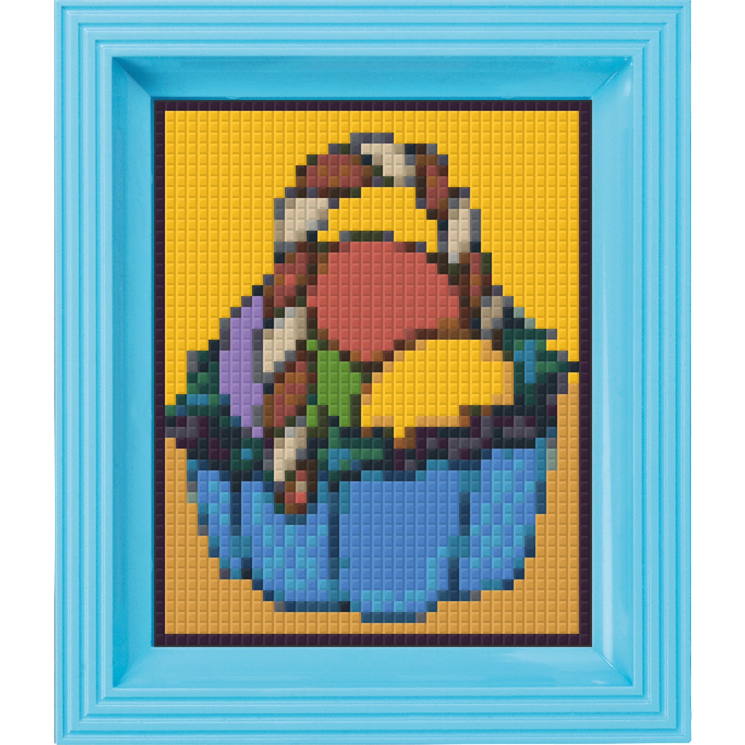 #Bilderrahmen_baby blau #Pinzette_keine Pinzette