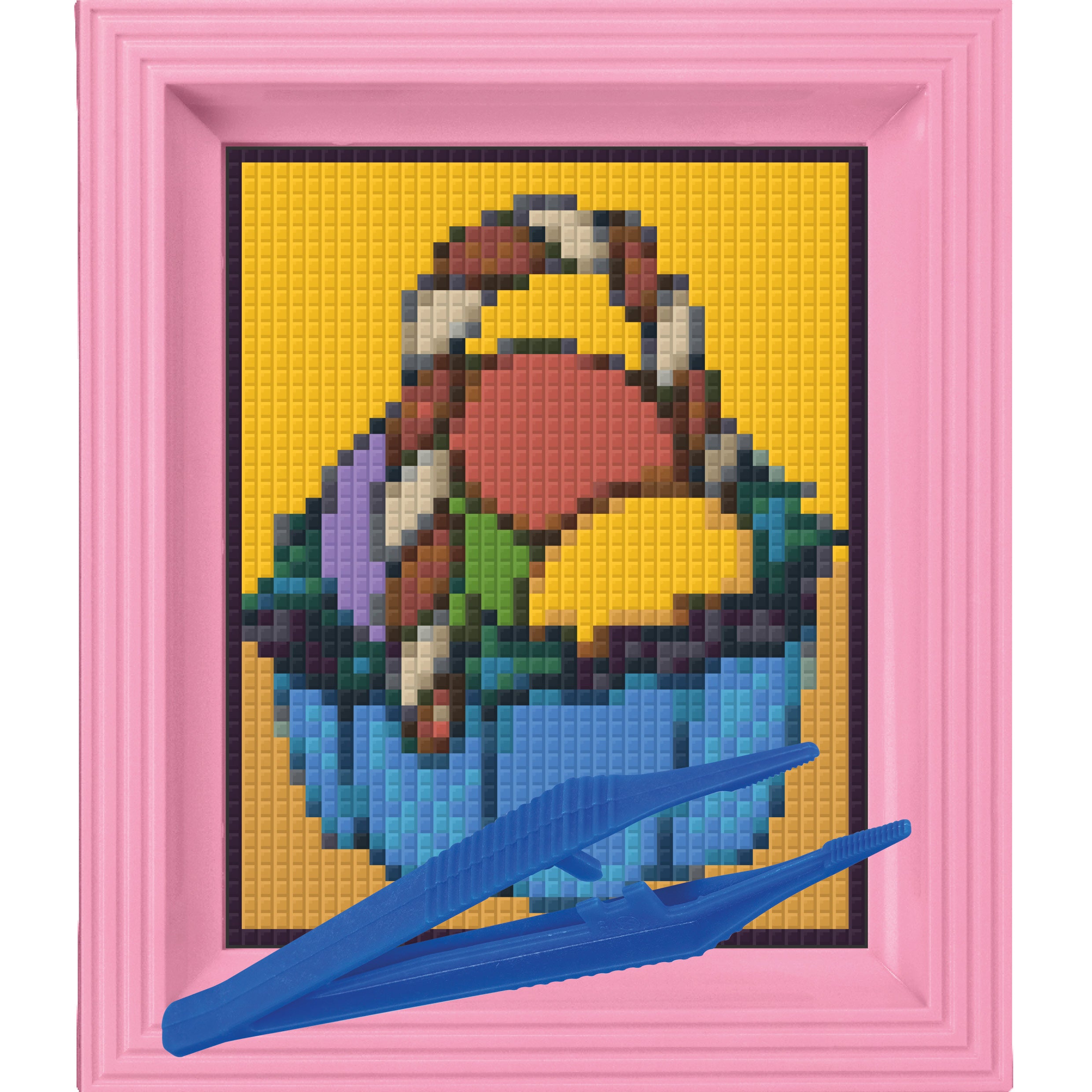 #Bilderrahmen_rosa #Pinzette_Kunststoffpinzette