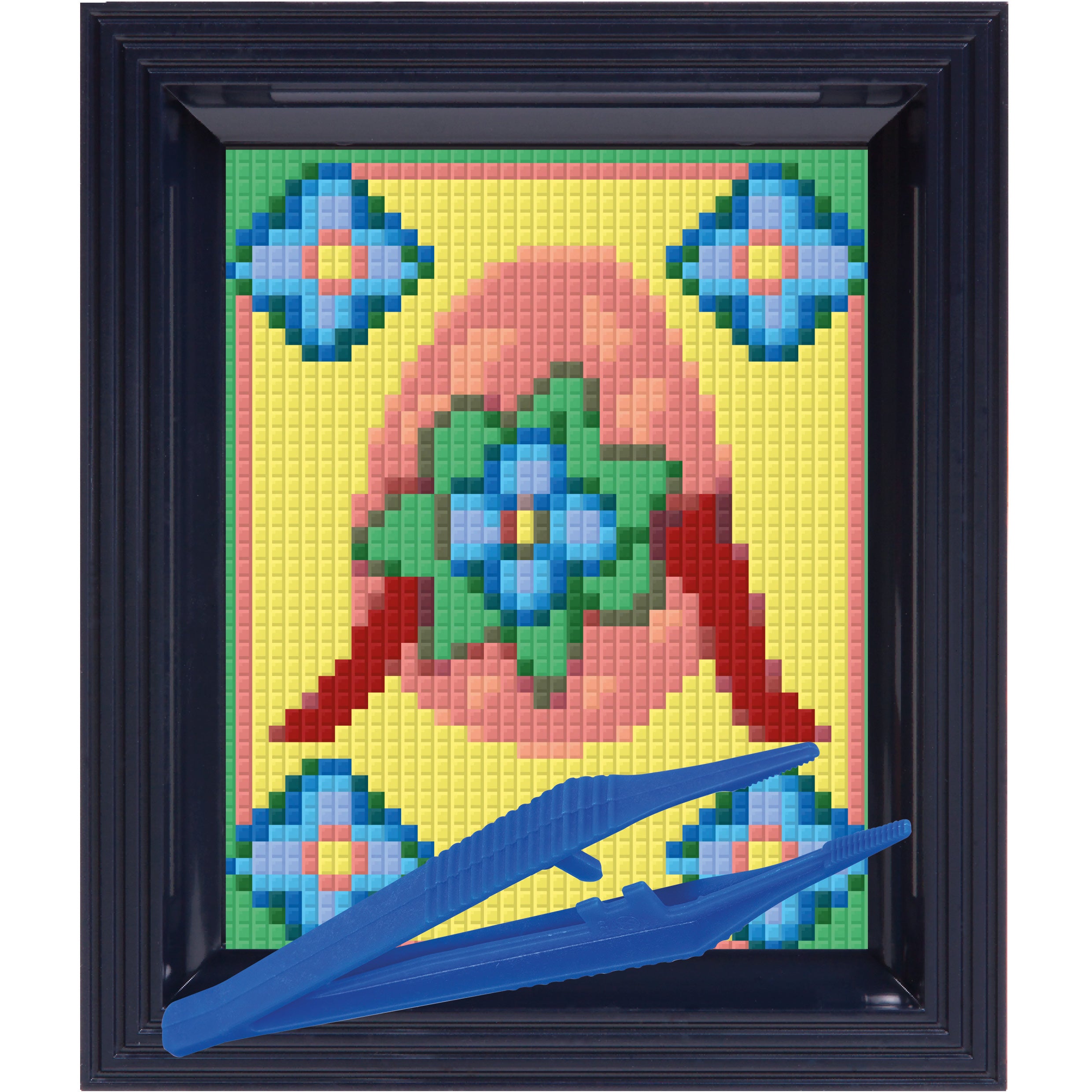 #Bilderrahmen_schwarzblau #Pinzette_Kunststoffpinzette