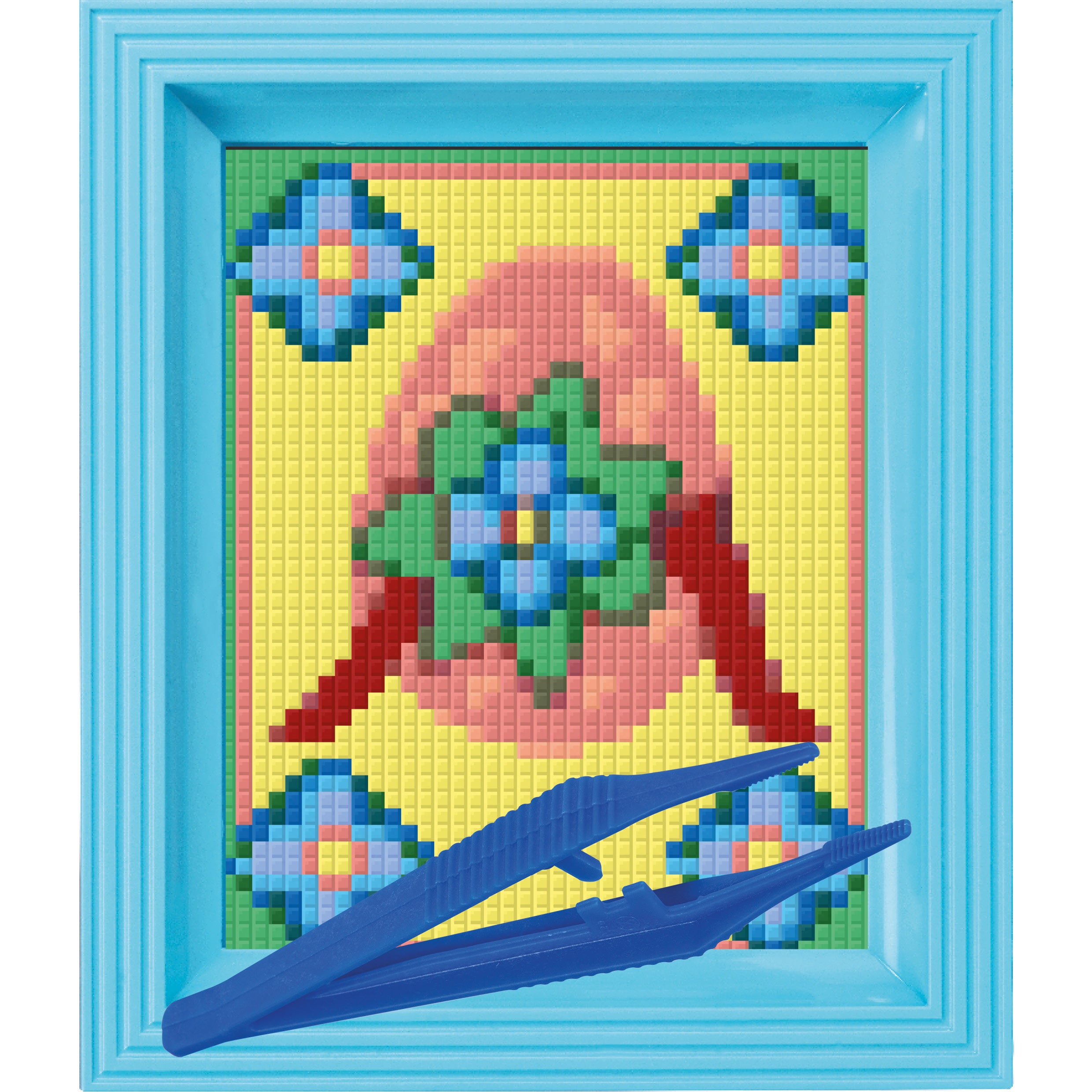 #Bilderrahmen_baby blau #Pinzette_Kunststoffpinzette