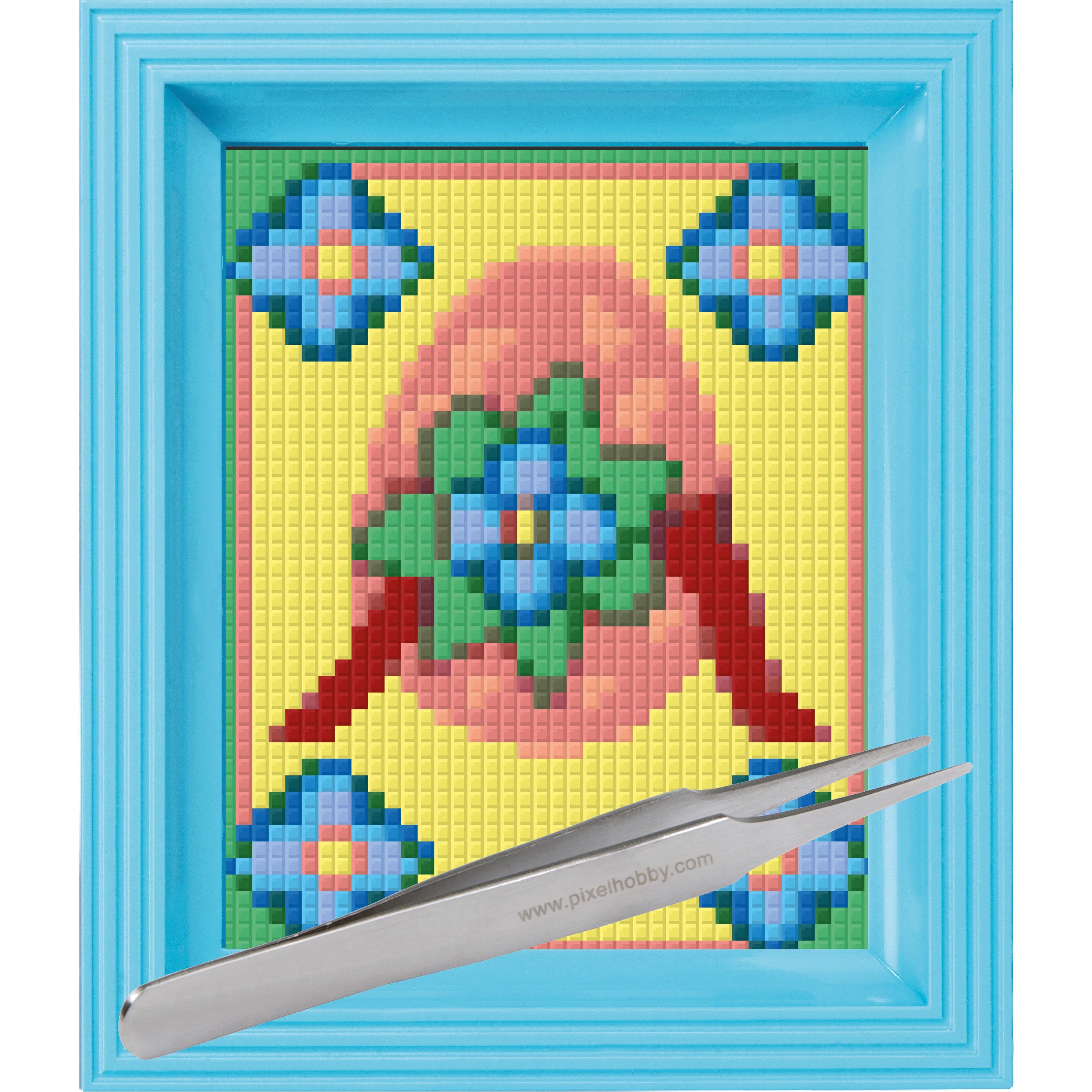 #Bilderrahmen_baby blau #Pinzette_Pinzette gerade