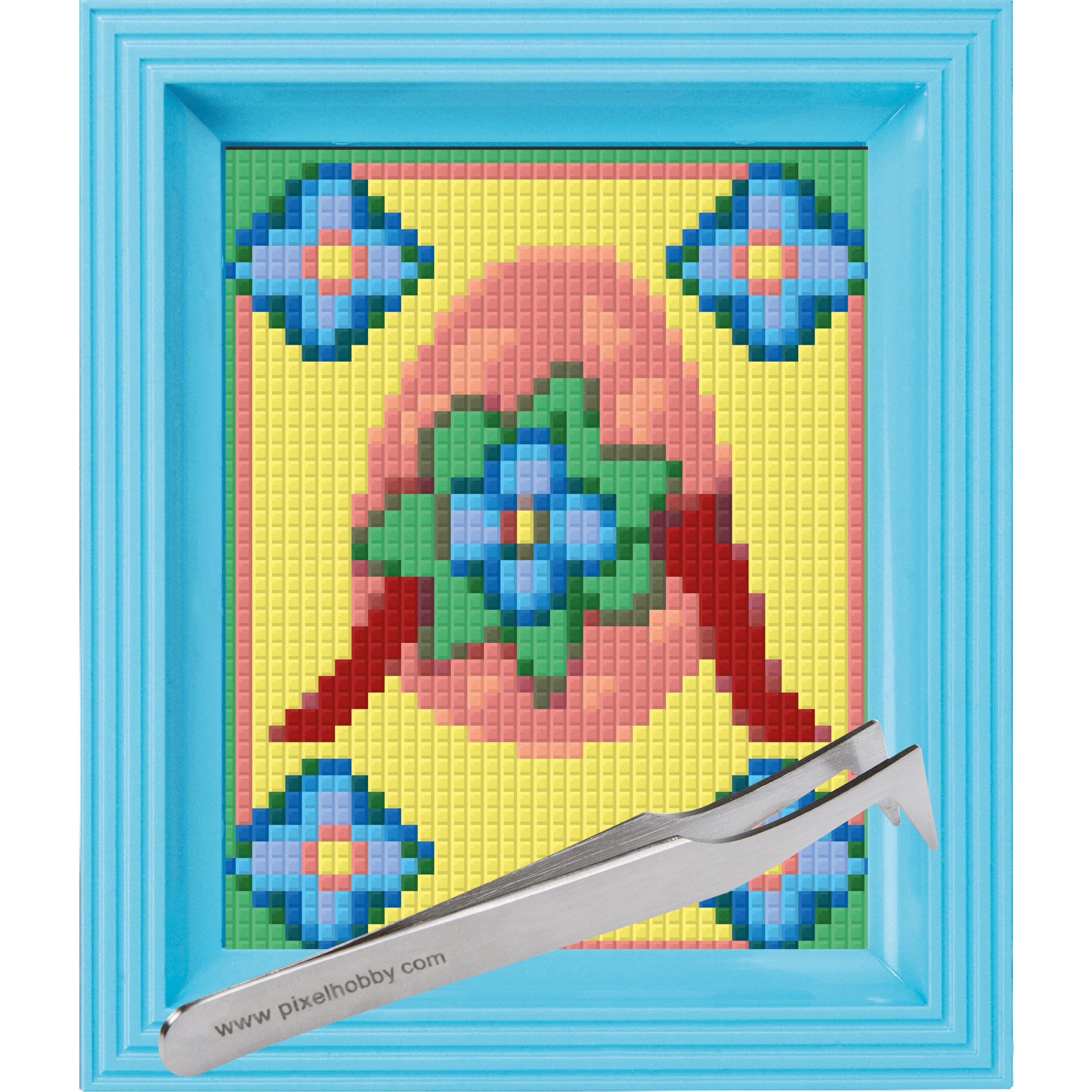#Bilderrahmen_baby blau #Pinzette_Pinzette abgewinkelt