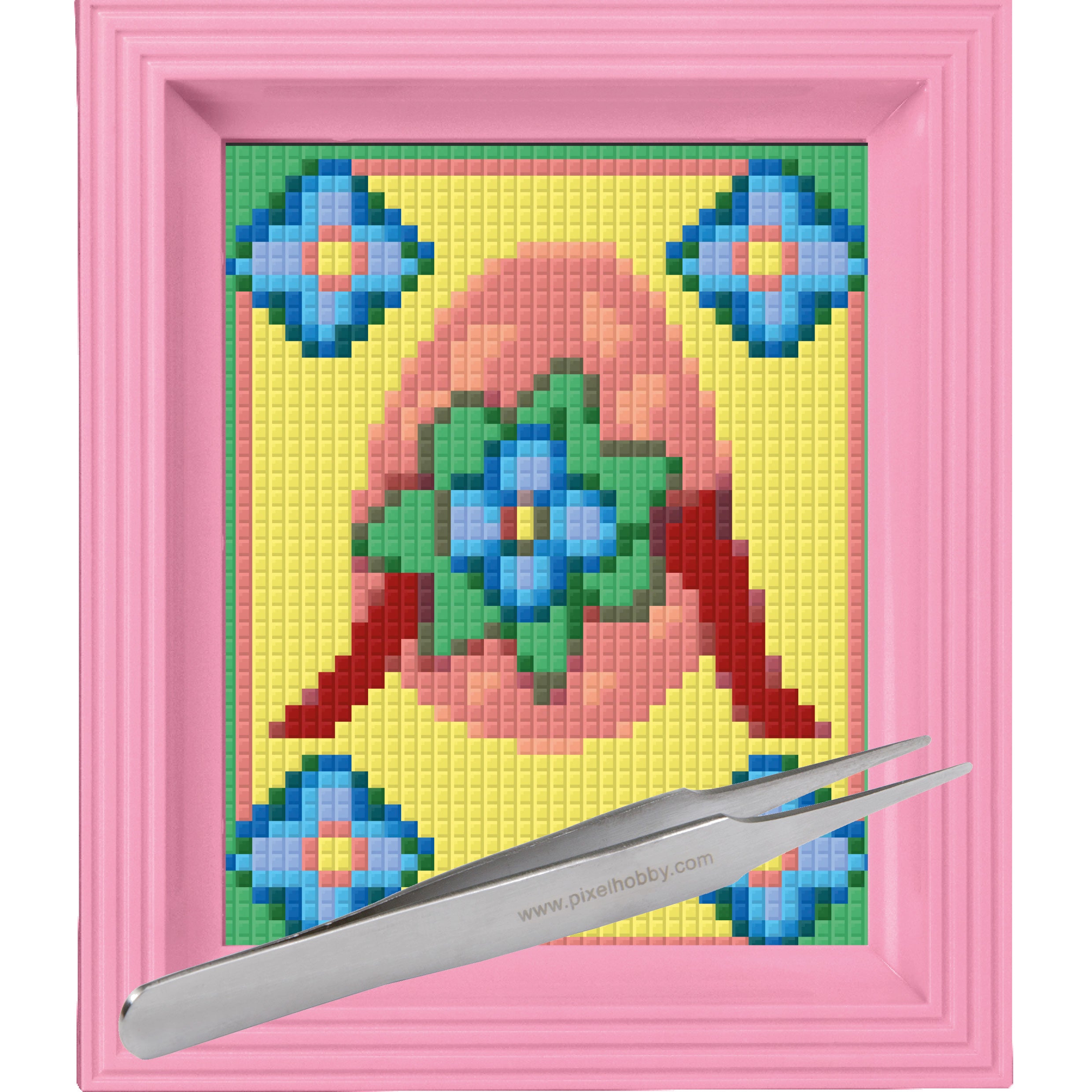 #Bilderrahmen_rosa #Pinzette_Pinzette gerade