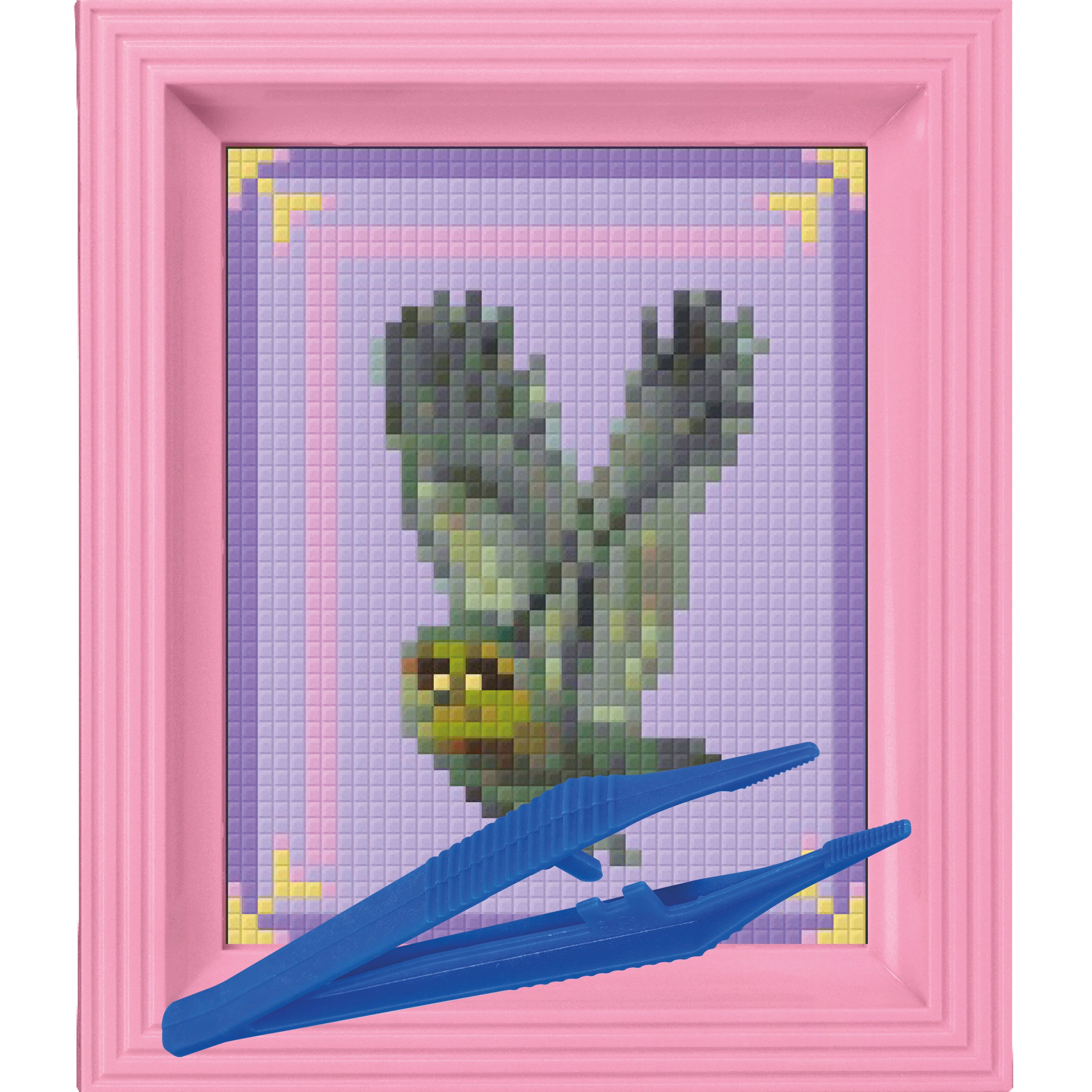 #Bilderrahmen_rosa #Pinzette_Kunststoffpinzette