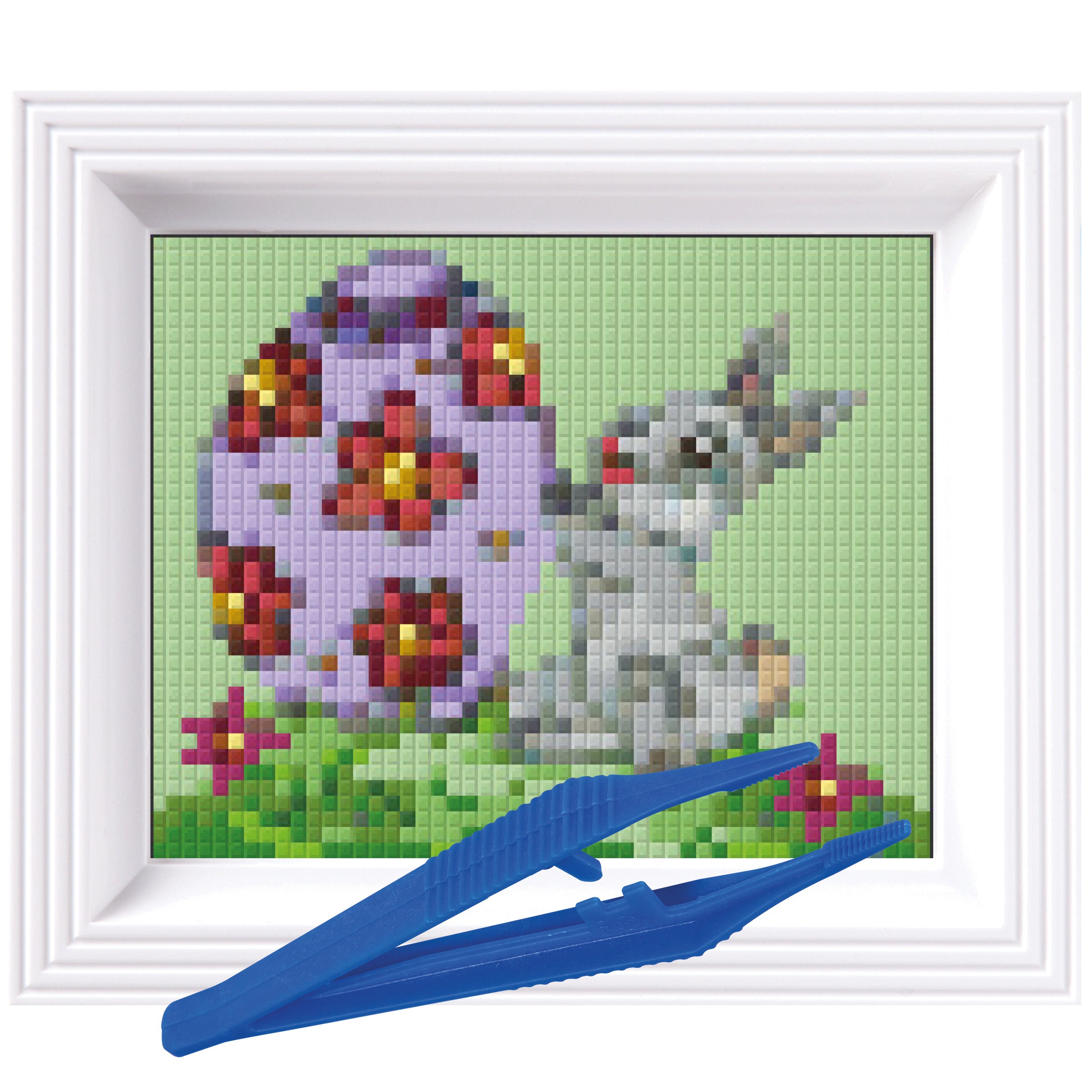 #Bilderrahmen_weiß #Pinzette_Kunststoffpinzette