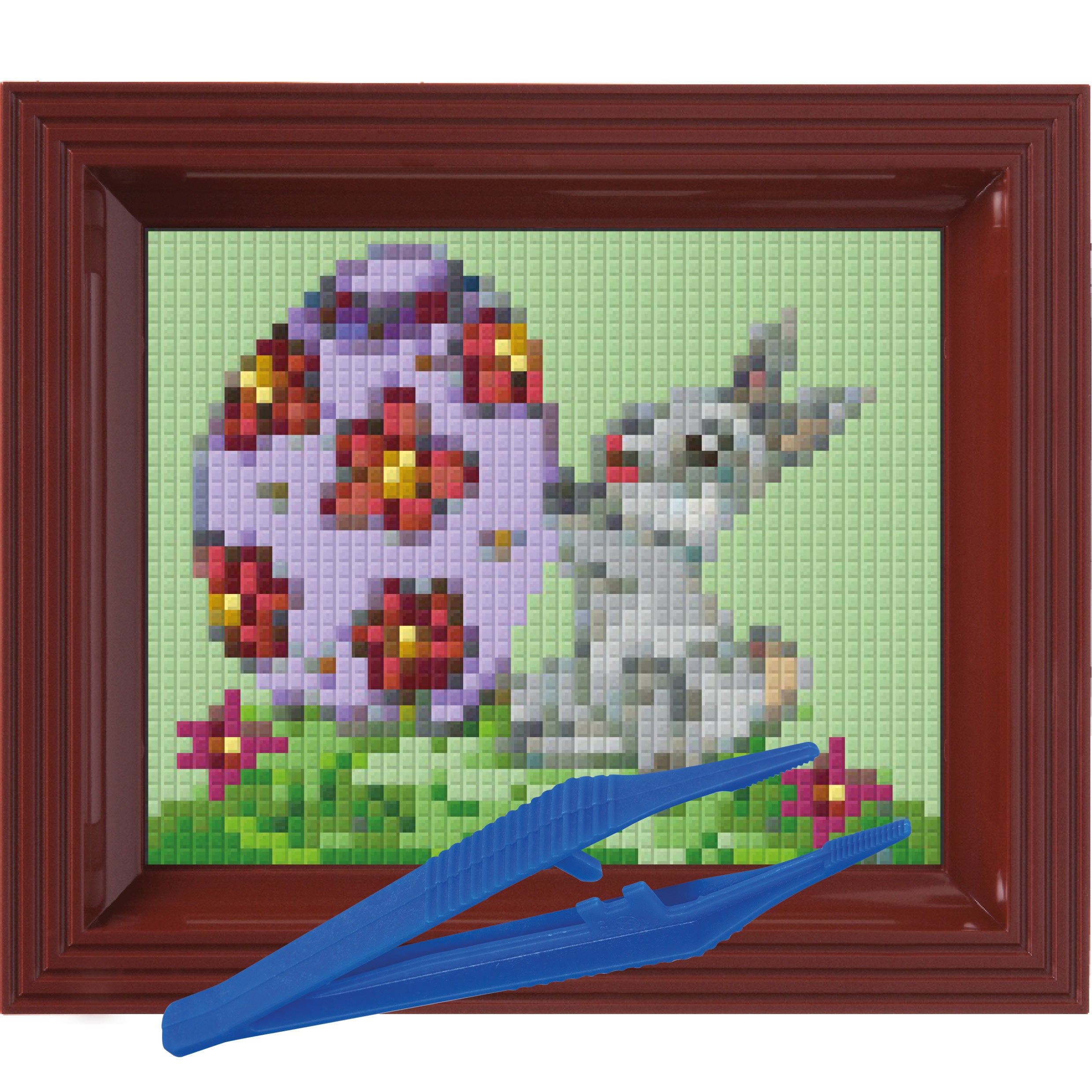 #Bilderrahmen_rotbraun #Pinzette_Kunststoffpinzette