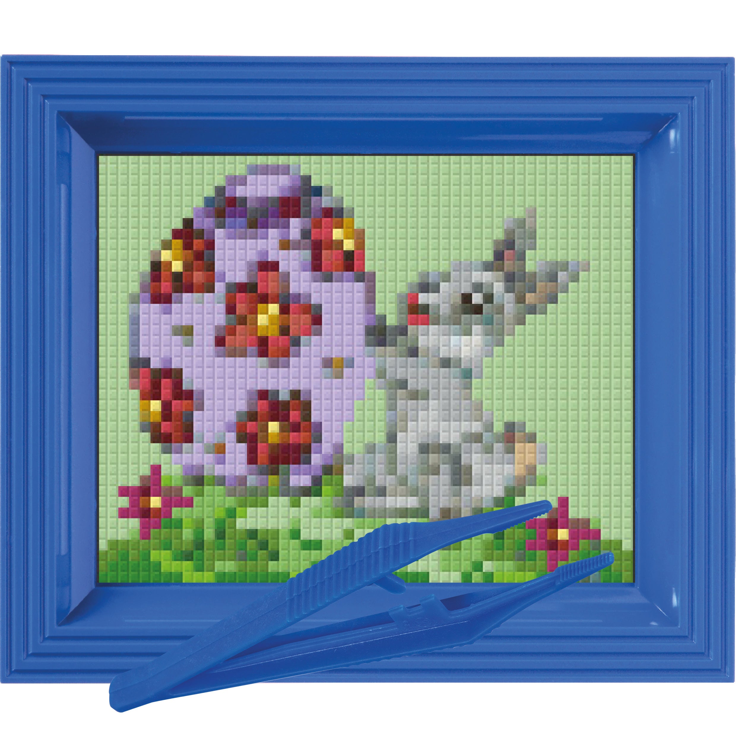#Bilderrahmen_signalblau #Pinzette_Kunststoffpinzette
