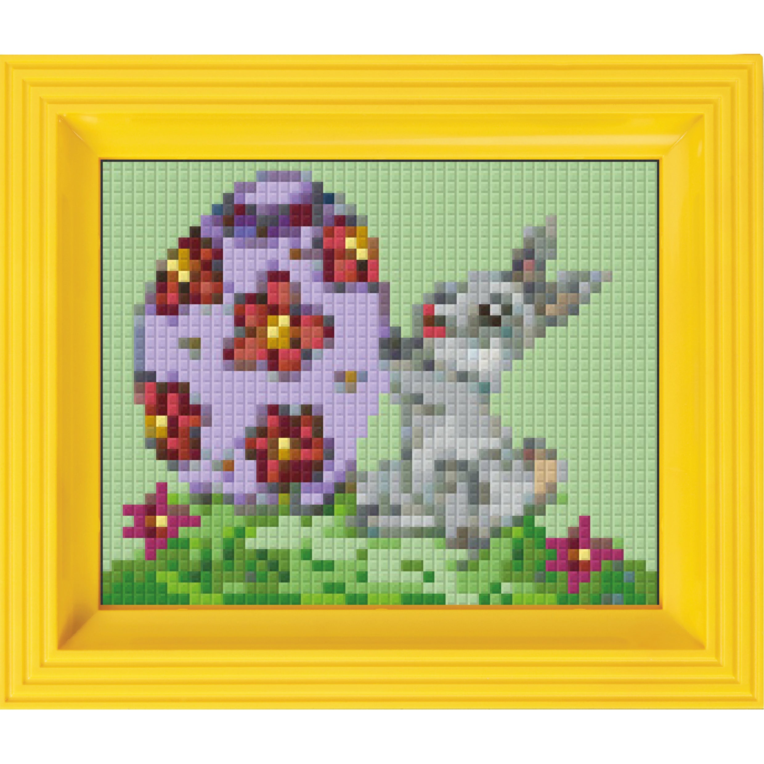 #Bilderrahmen_gelb #Pinzette_keine Pinzette