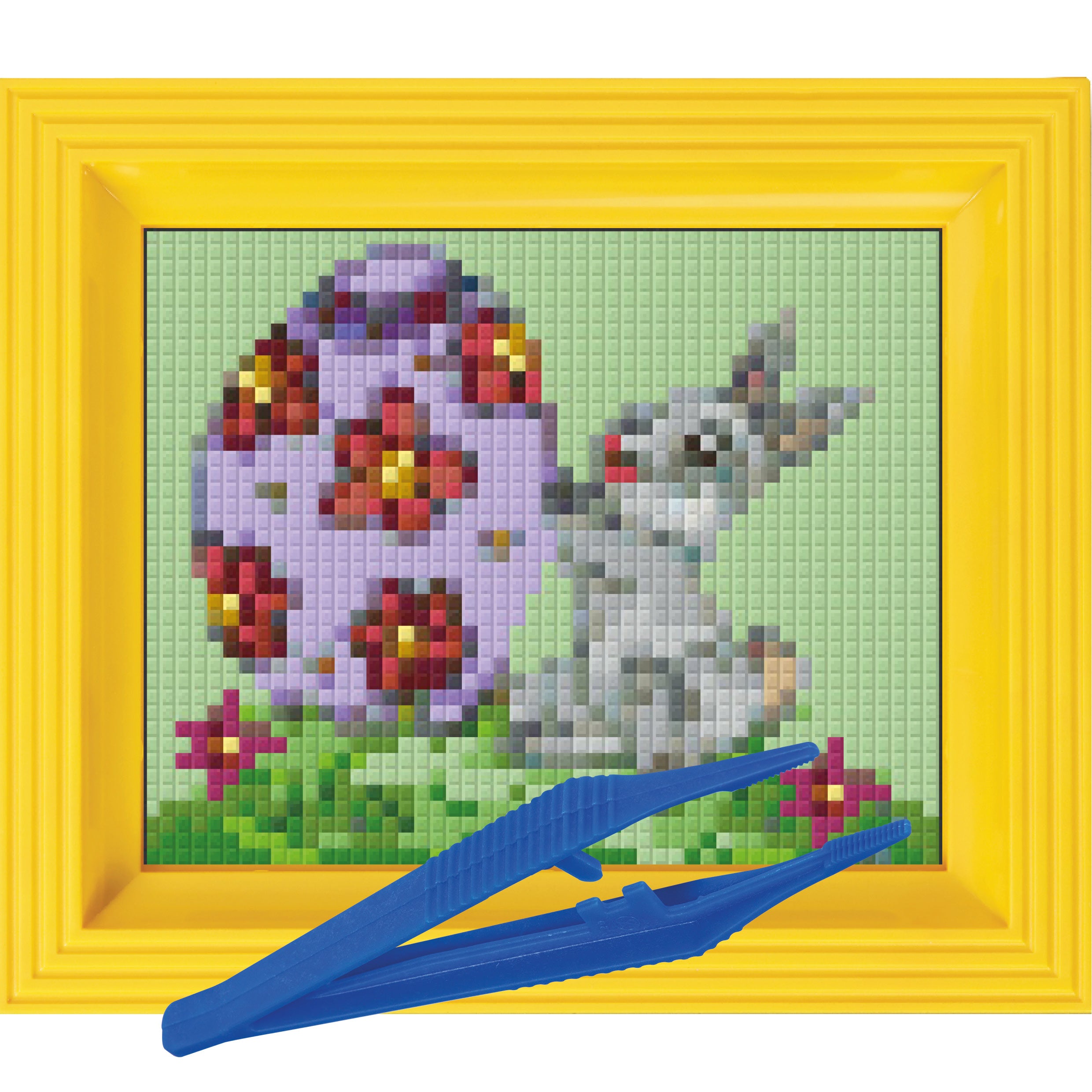 #Bilderrahmen_gelb #Pinzette_Kunststoffpinzette