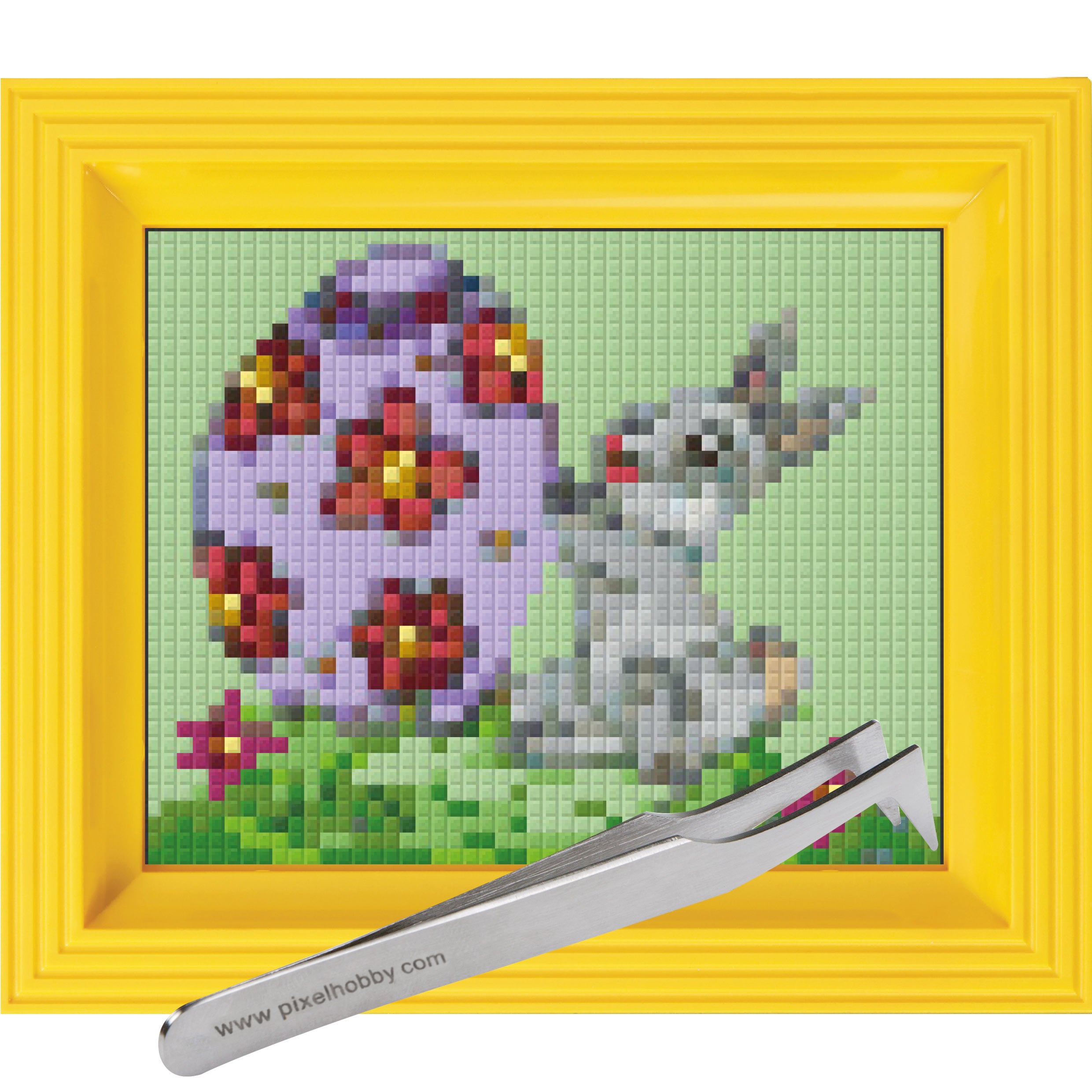 #Bilderrahmen_gelb #Pinzette_Pinzette abgewinkelt