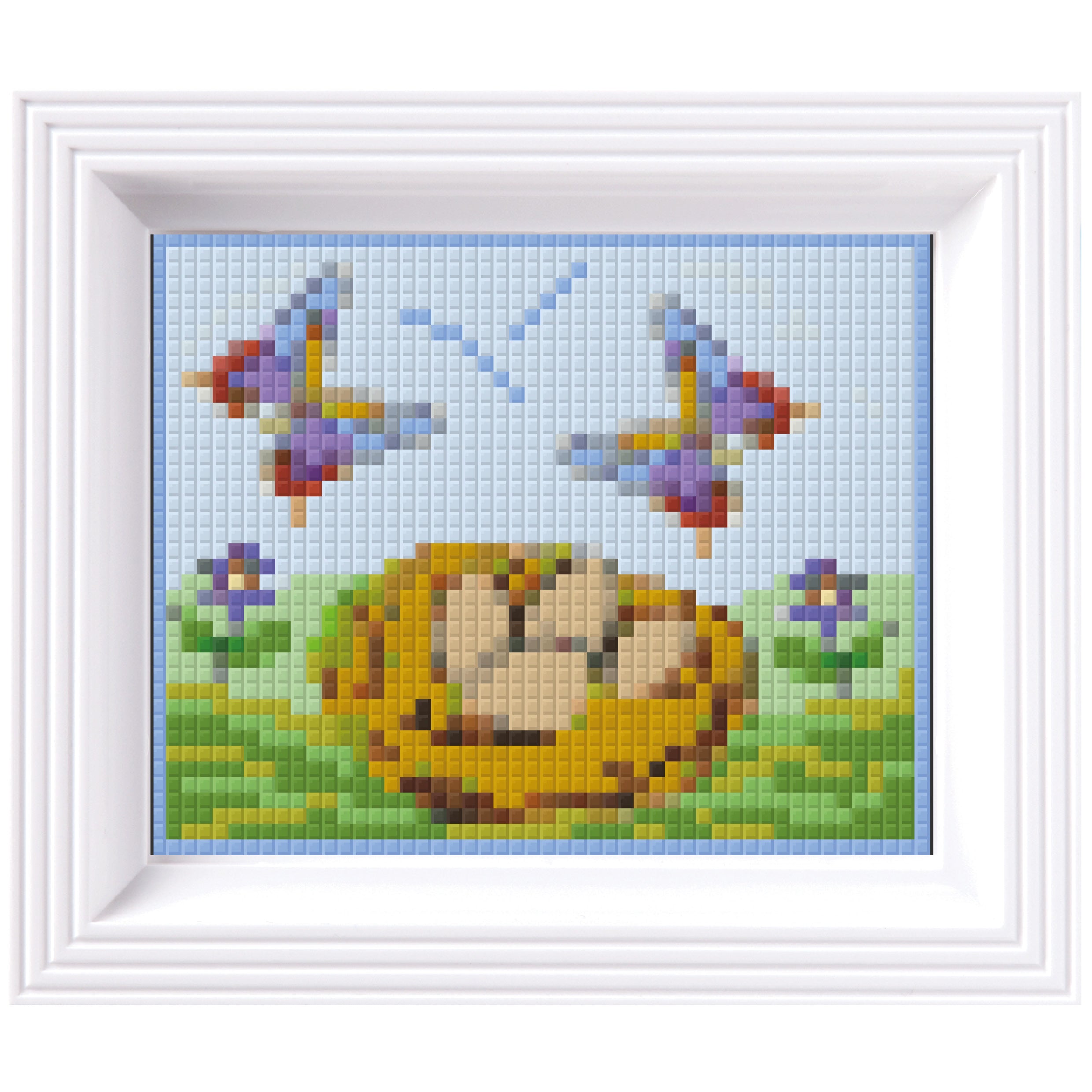#Bilderrahmen_weiß #Pinzette_keine Pinzette