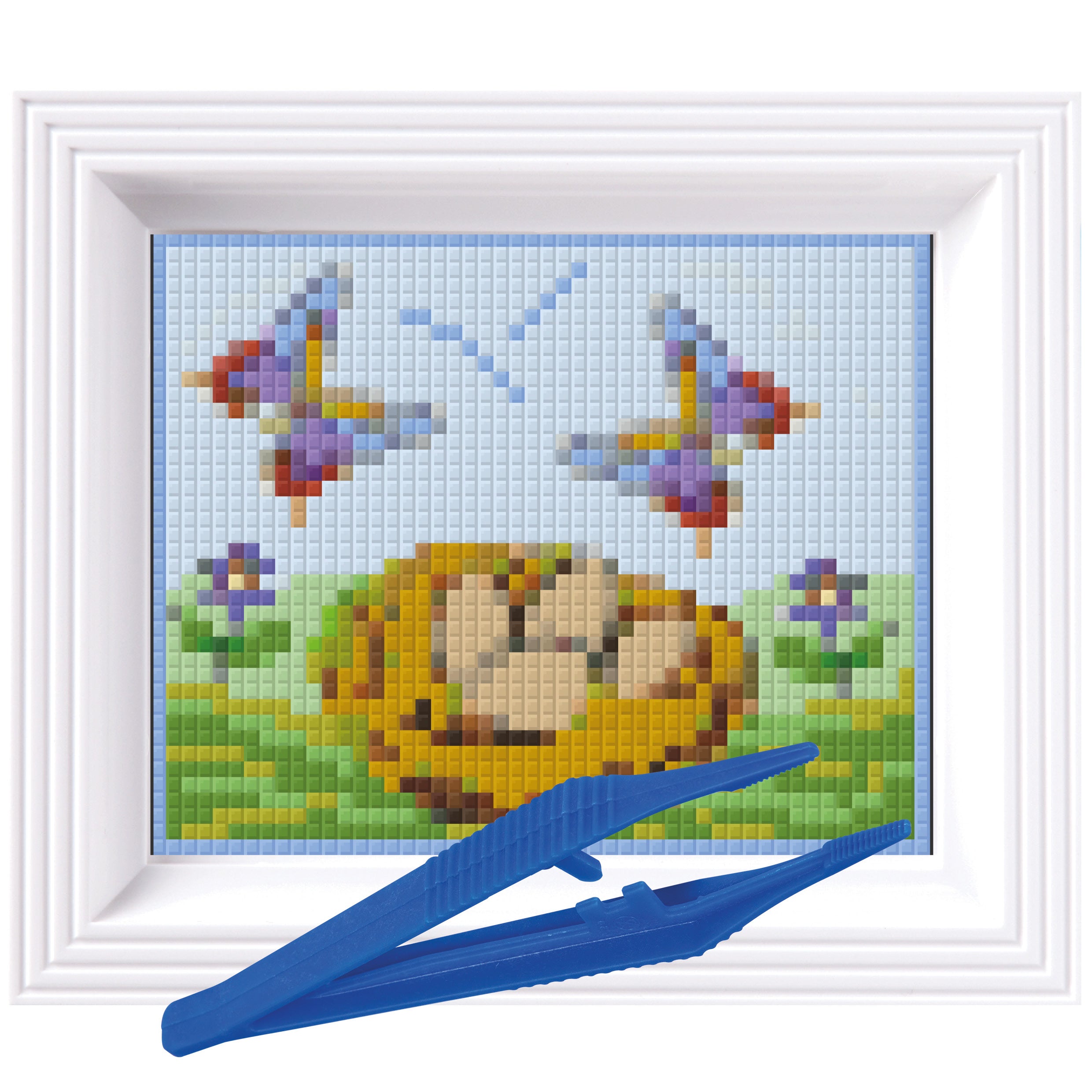 #Bilderrahmen_weiß #Pinzette_Kunststoffpinzette
