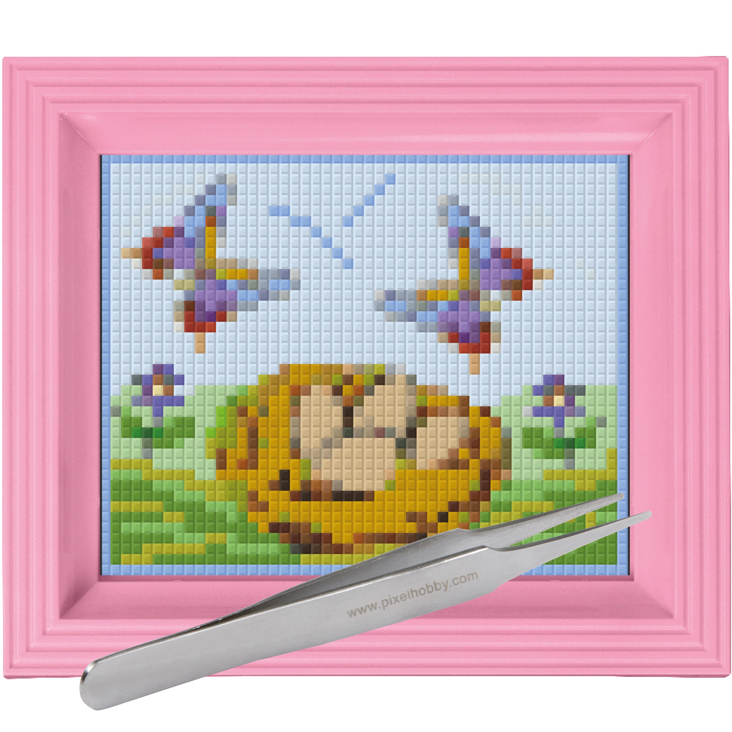 #Bilderrahmen_rosa #Pinzette_Pinzette gerade